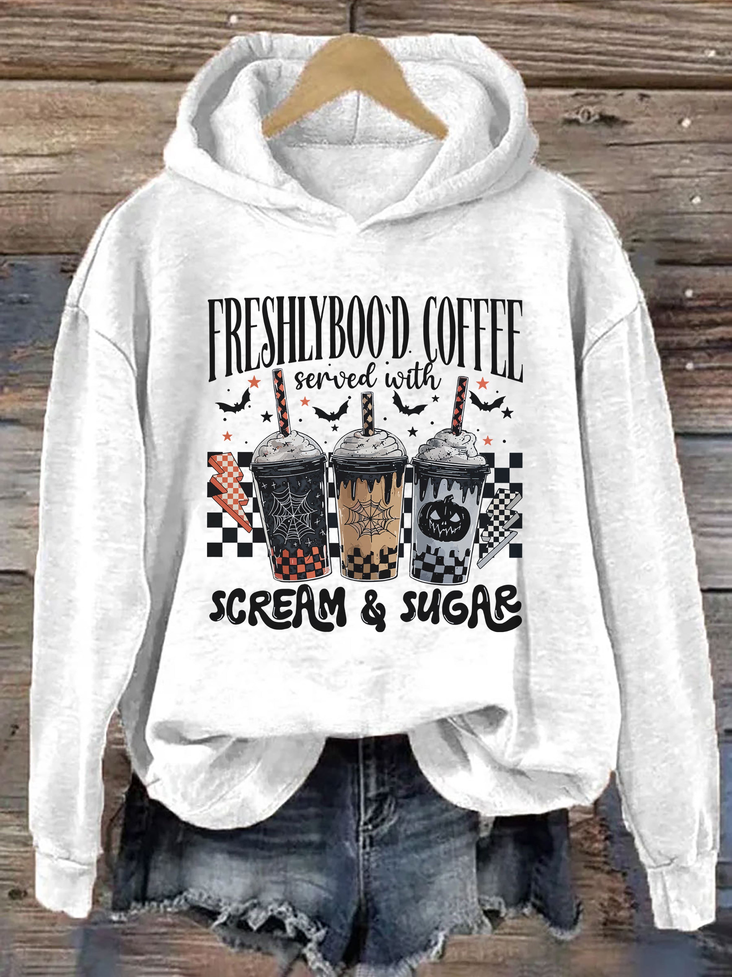 Halloween Spooky Coffee Hoodie