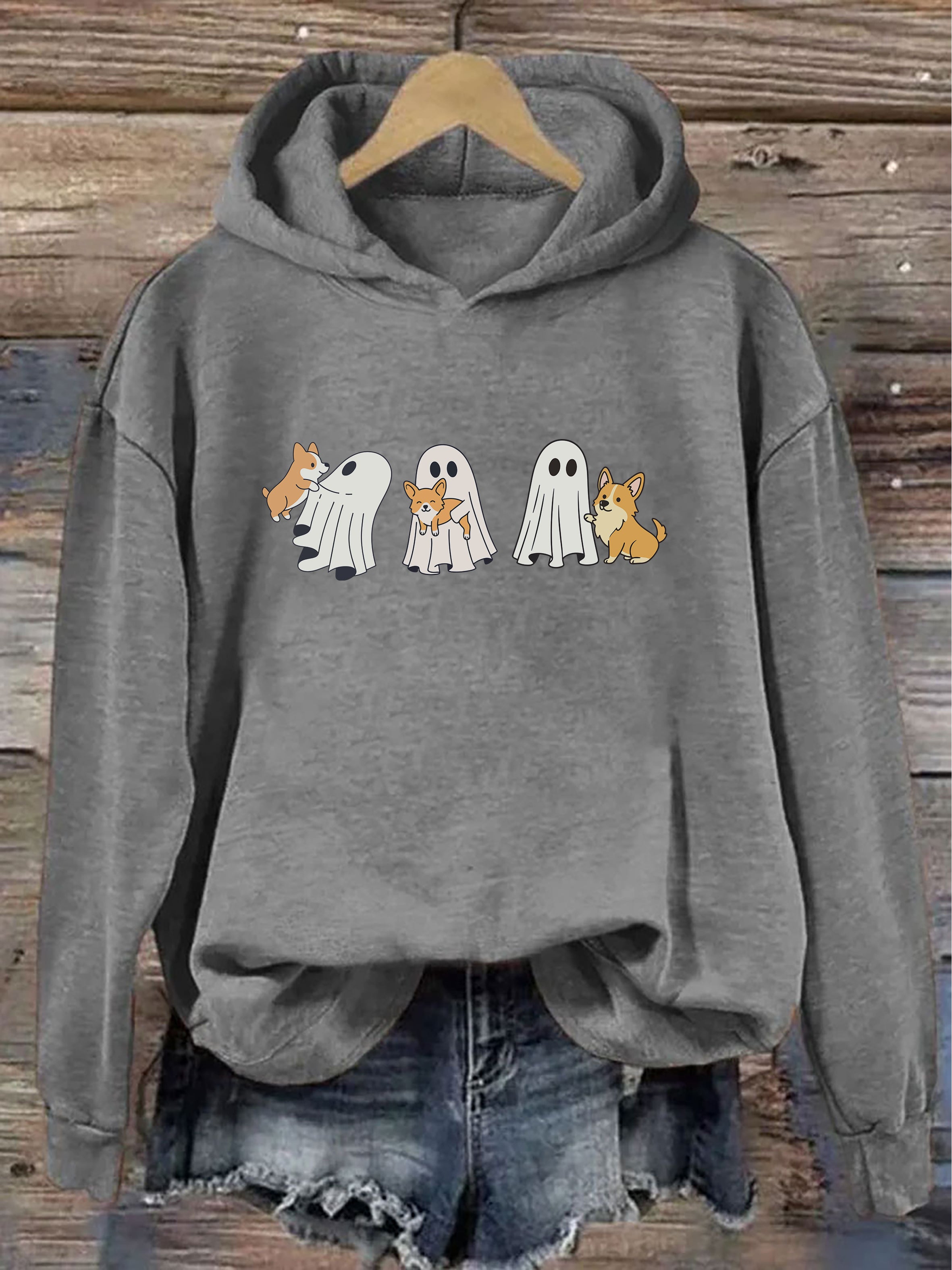 Corgi Dog Halloween Hoodie