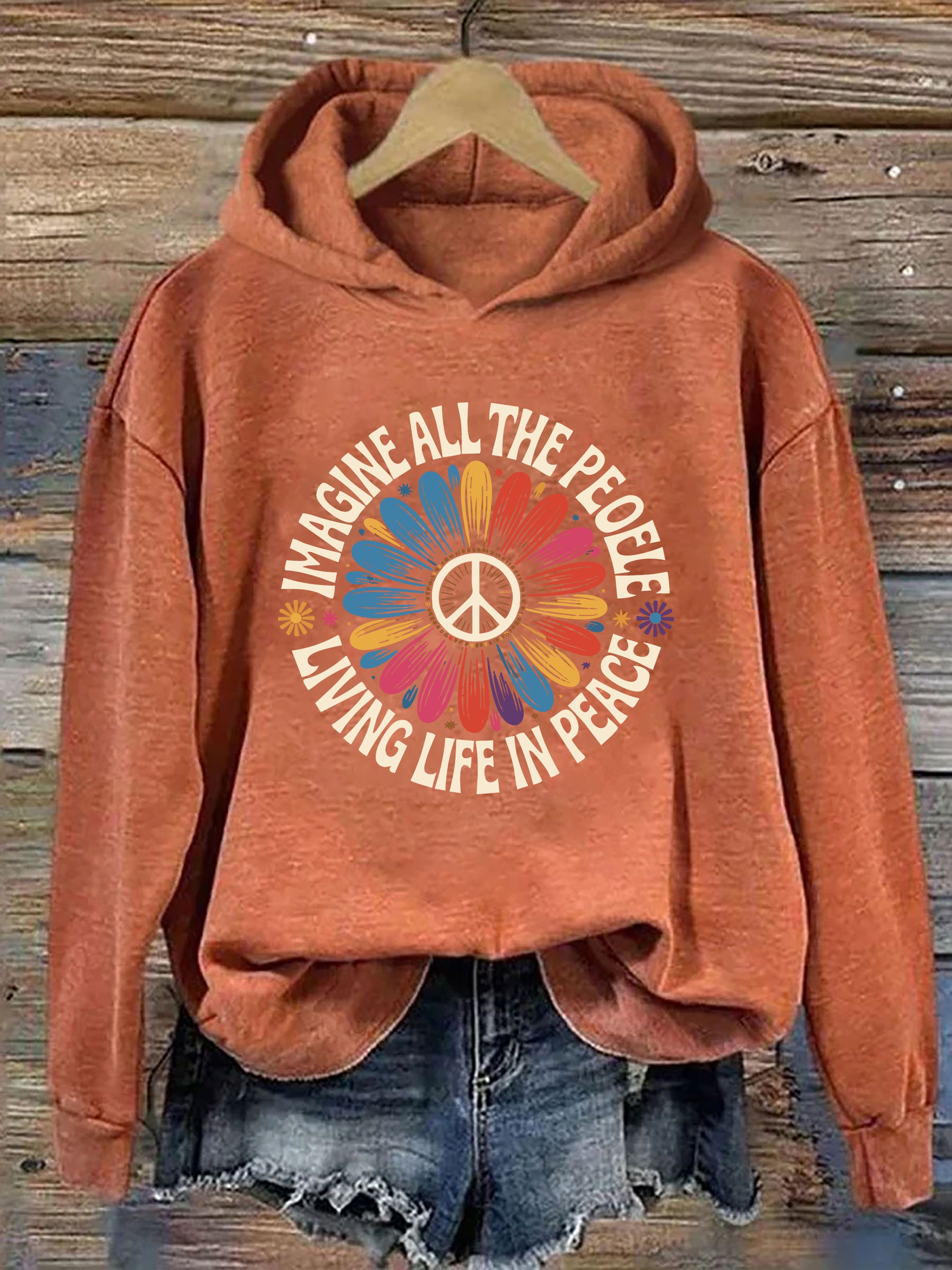 Imagine Peace Hoodie