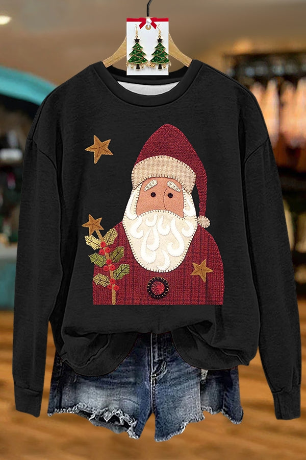 Star Santa Claus Sweatshirt