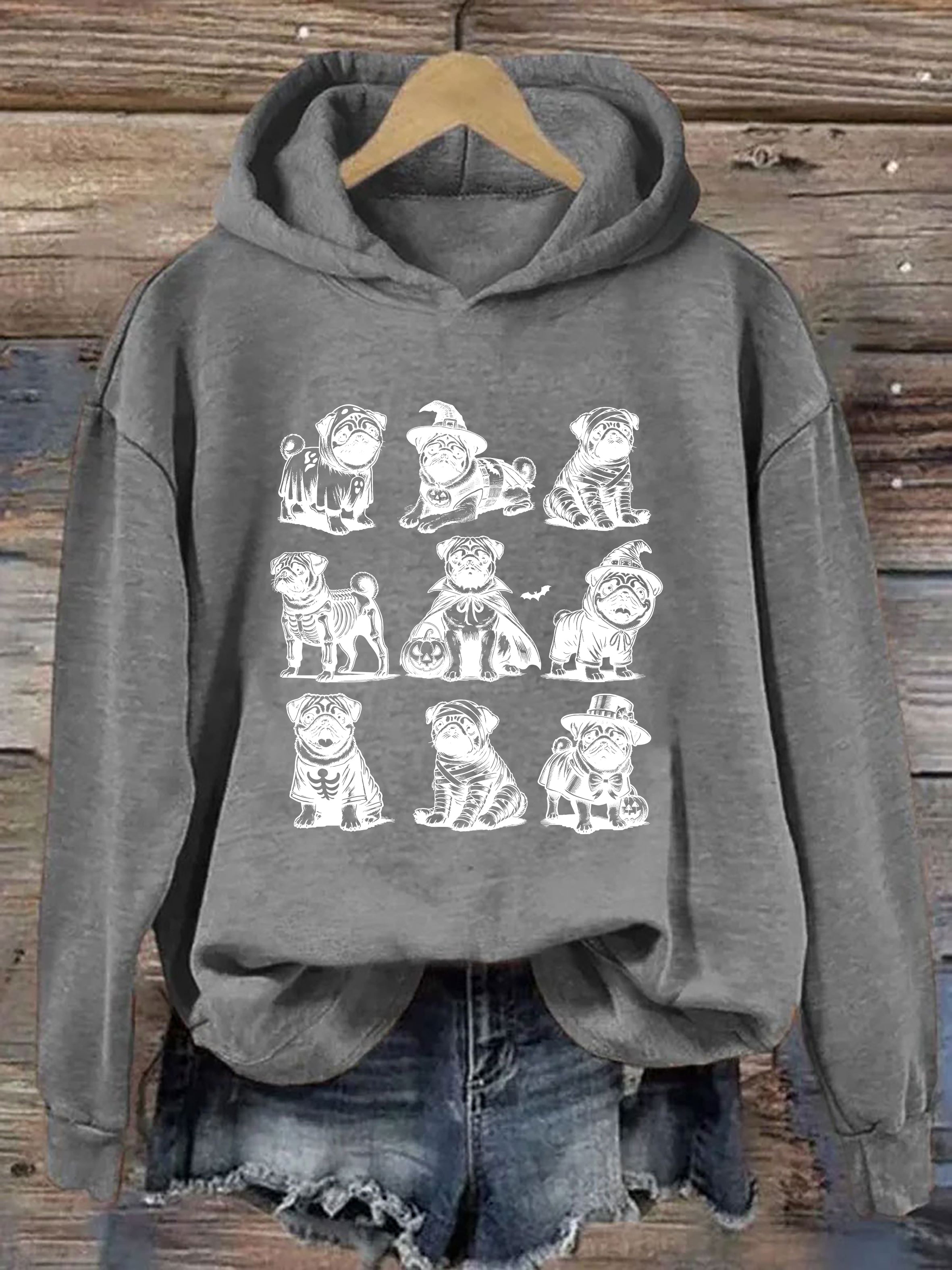 Pug Halloween Hoodie