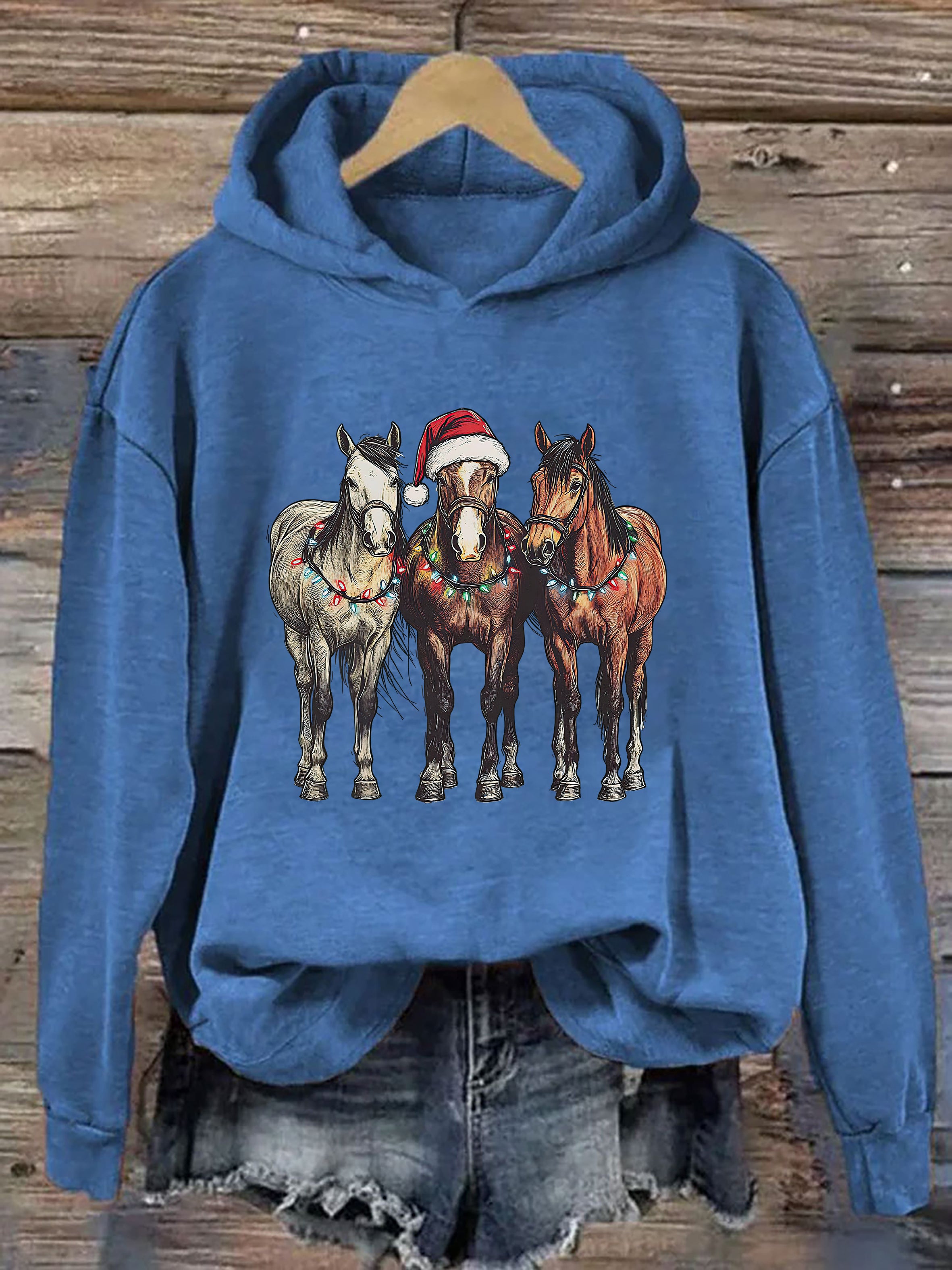 Horse Christmas Hoodie