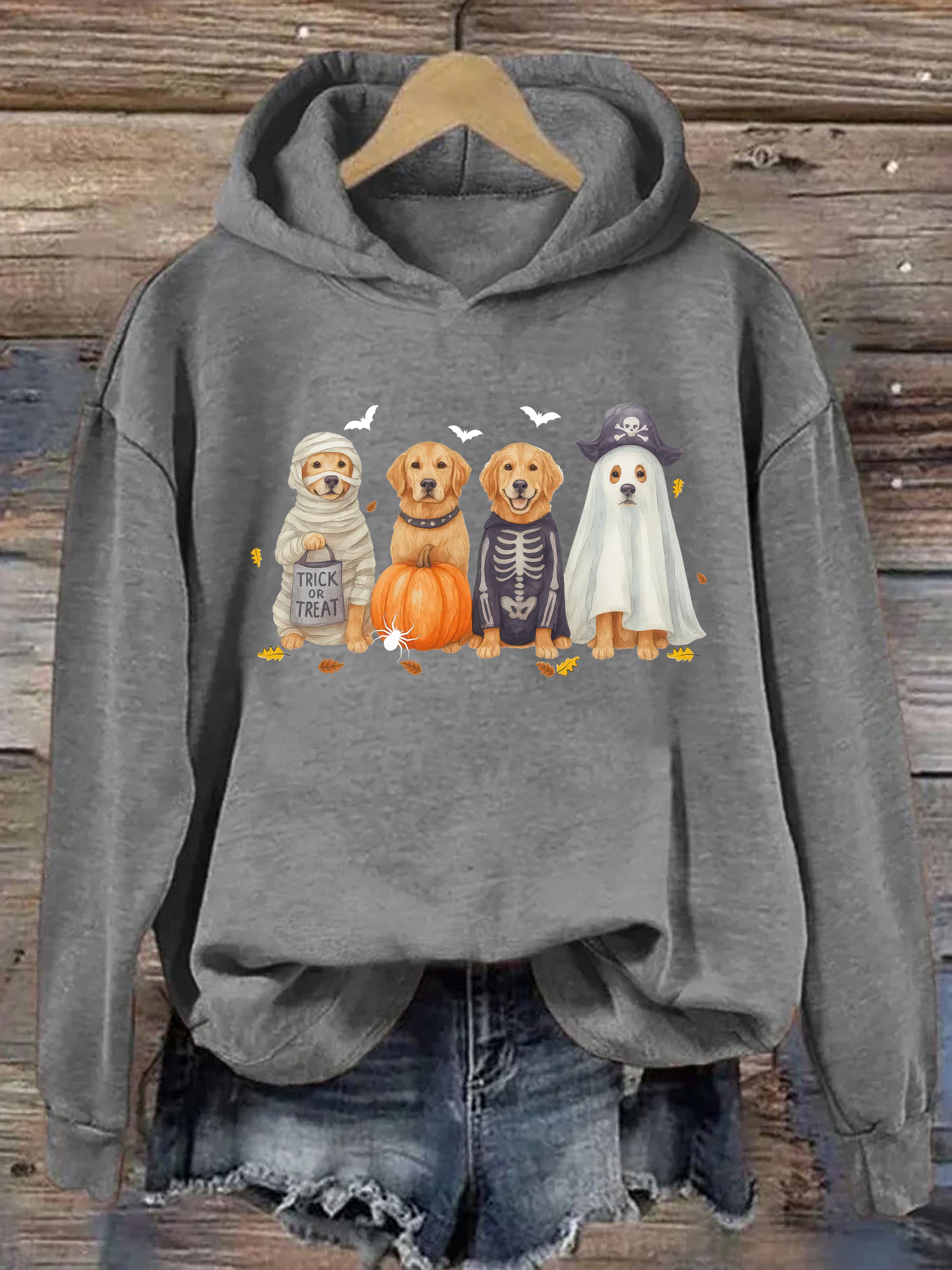 Halloween Golden Retriever Hoodie