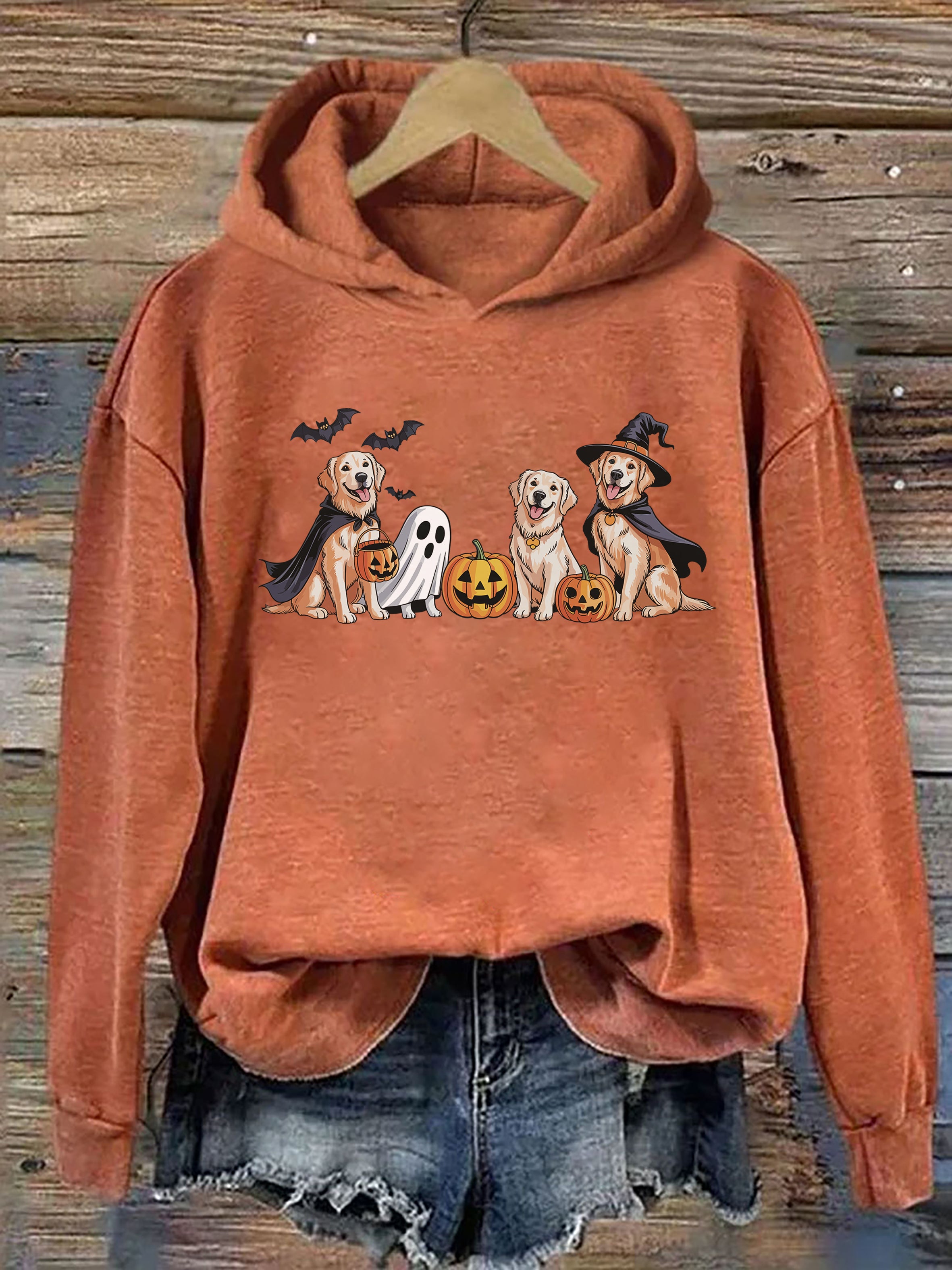 Halloween Golden Retriever Hoodie