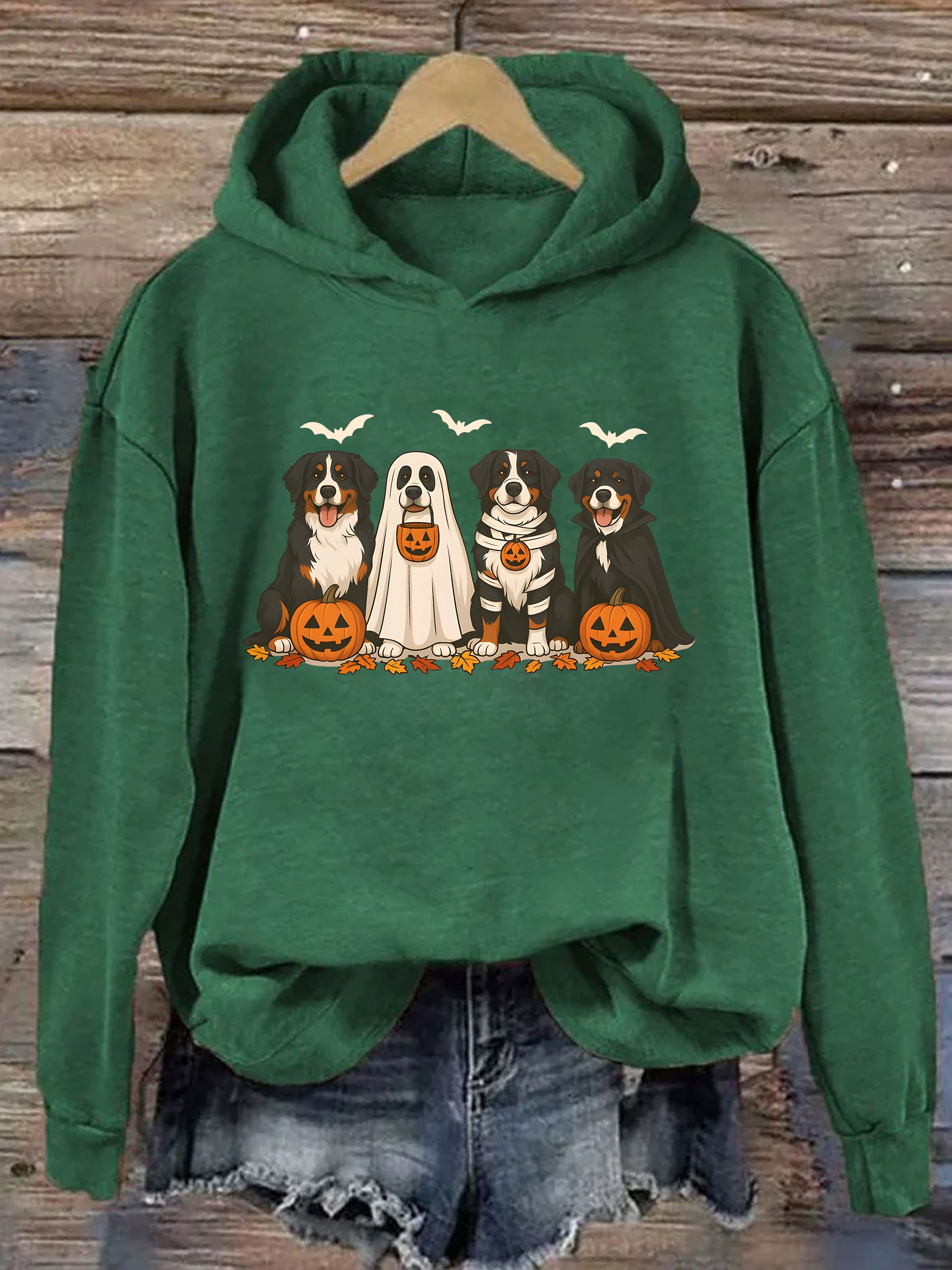 Bernese Mountain Dog Halloween Hoodie