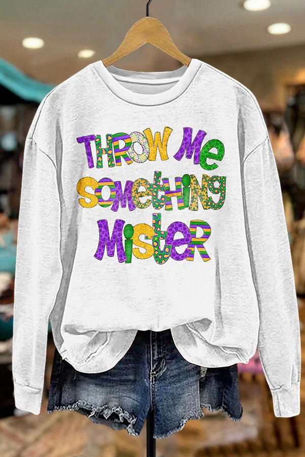 Mardi Gras Doodle Sweatshirt