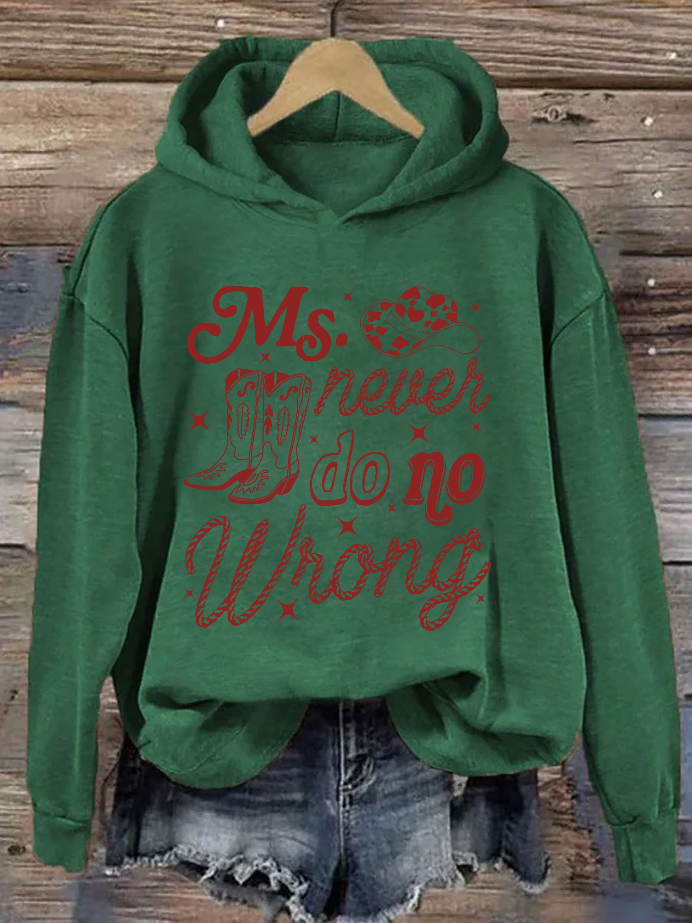 Western Cow Girl Hoodie