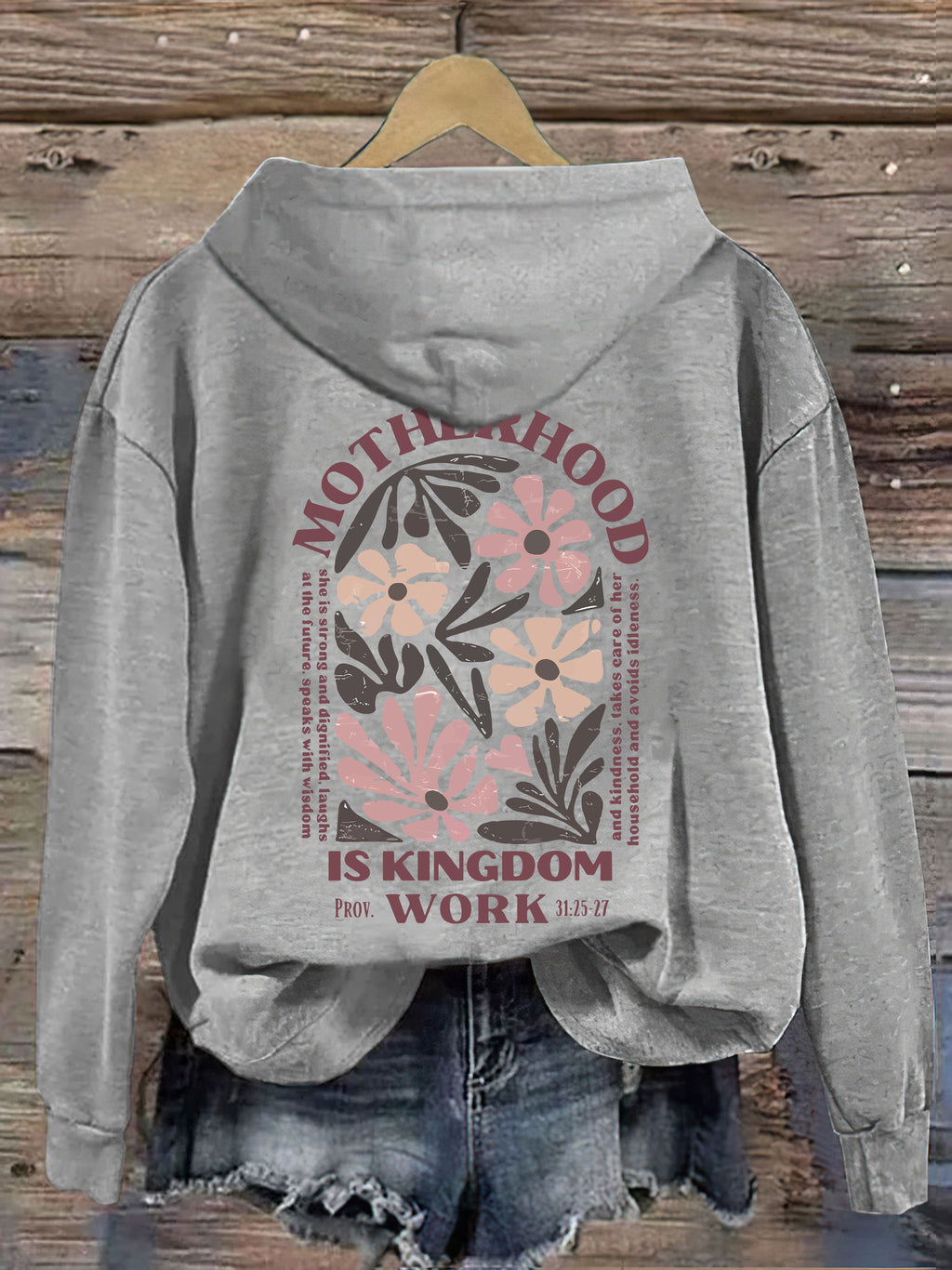 Motherhood Is Kingdom Work Hoodie