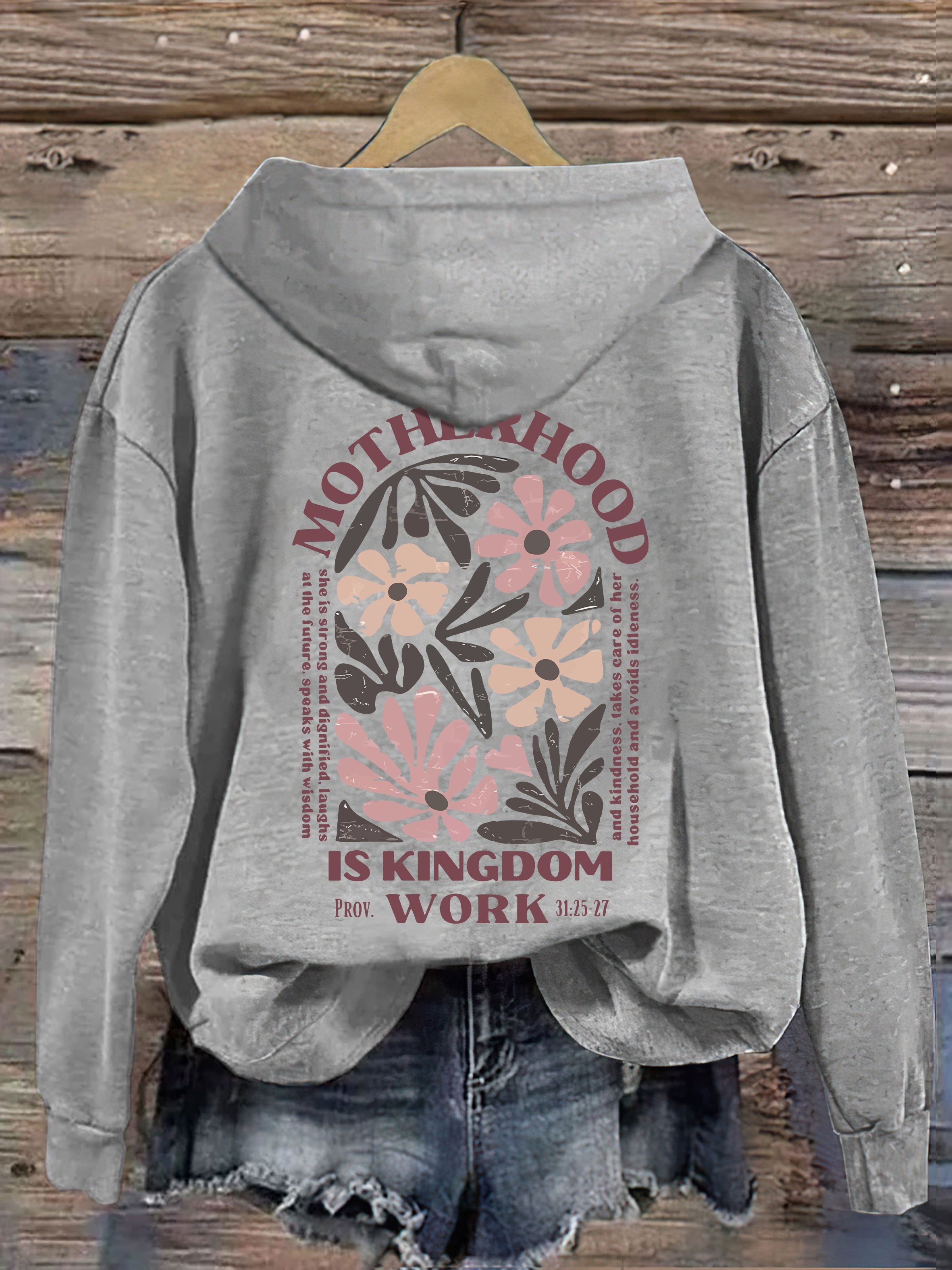 Motherhood Is Kingdom Work Hoodie