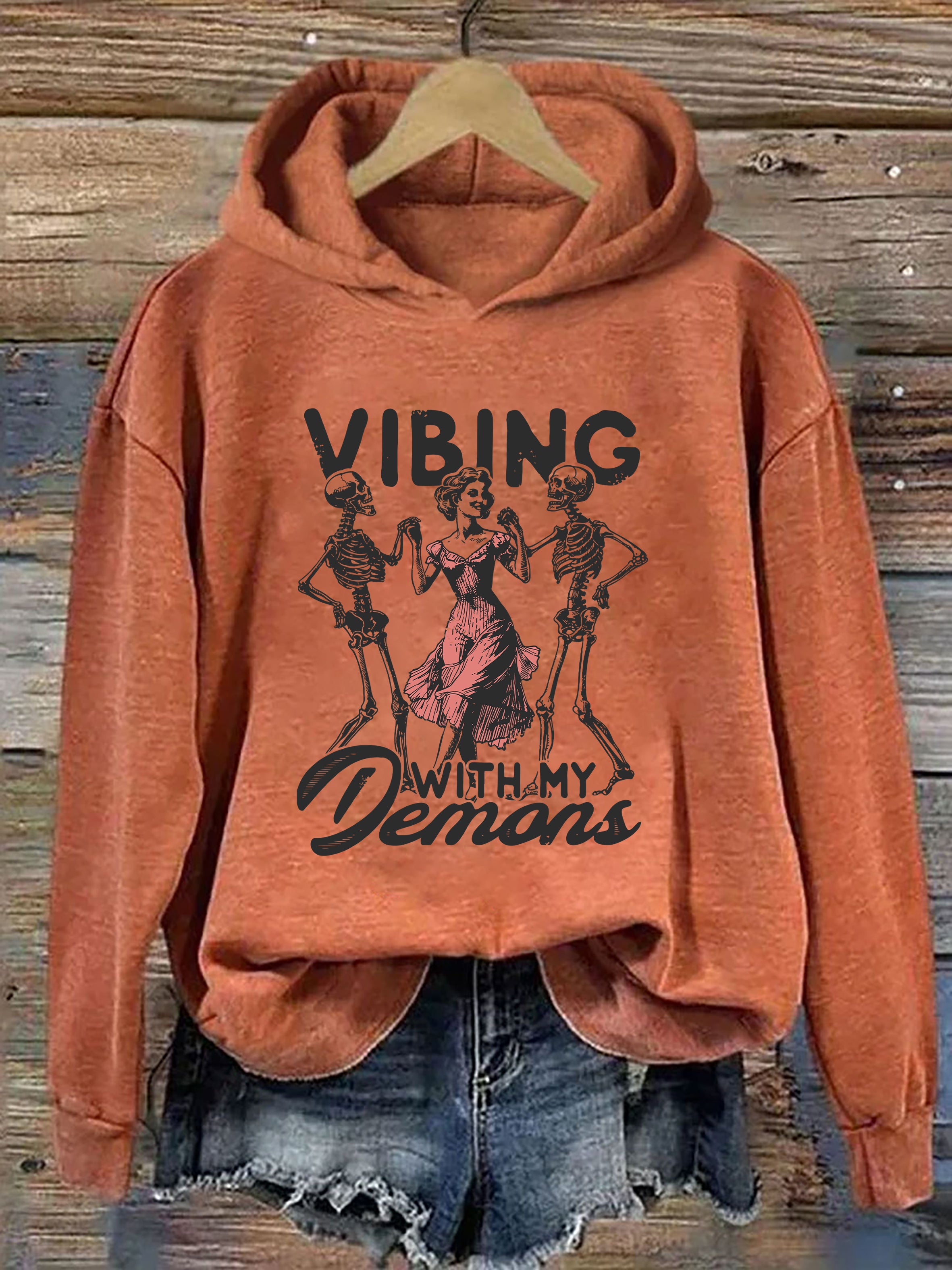 Vibing With My Demons Hoodie