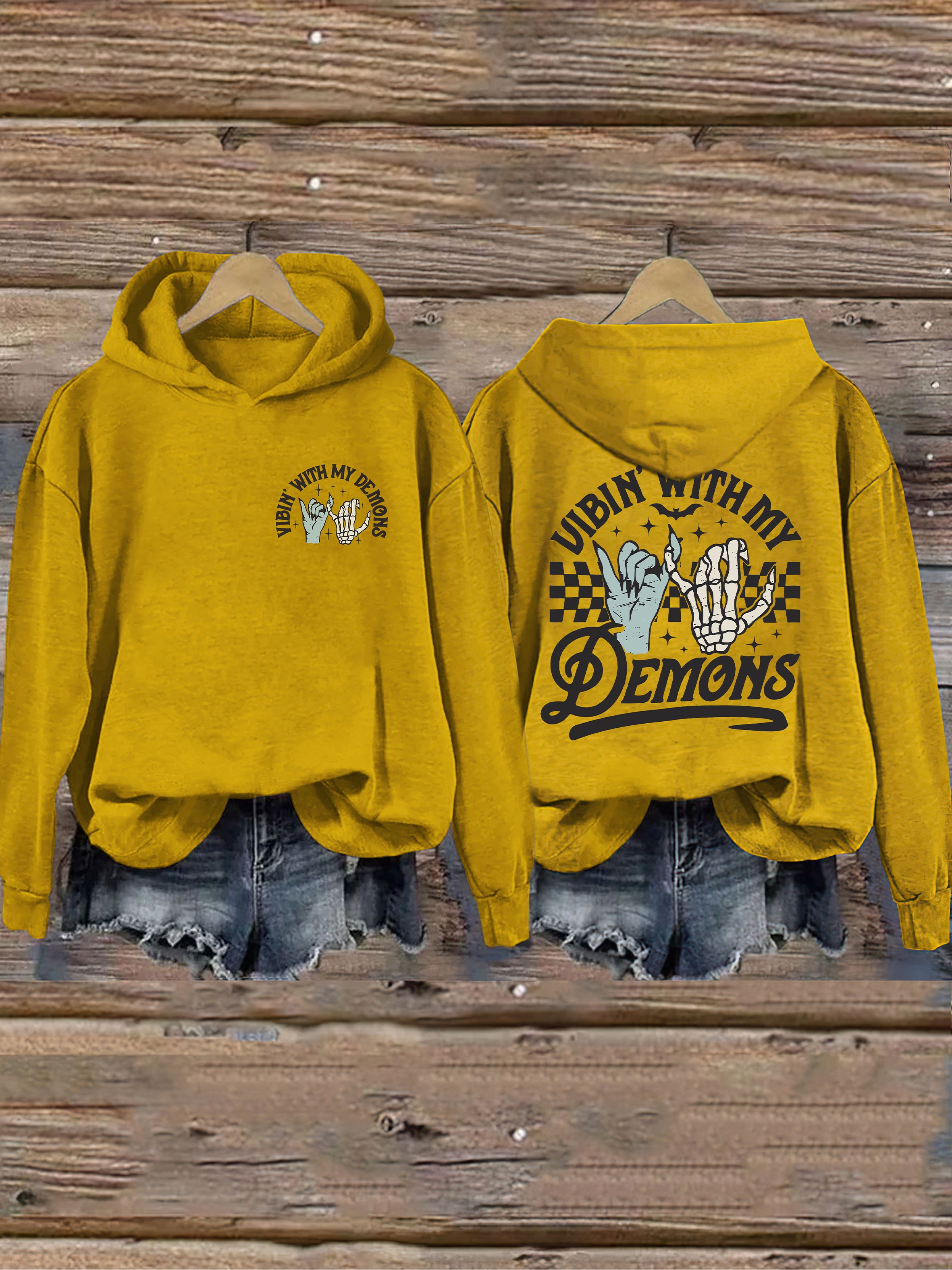 Vibin' With My Demons Hoodie