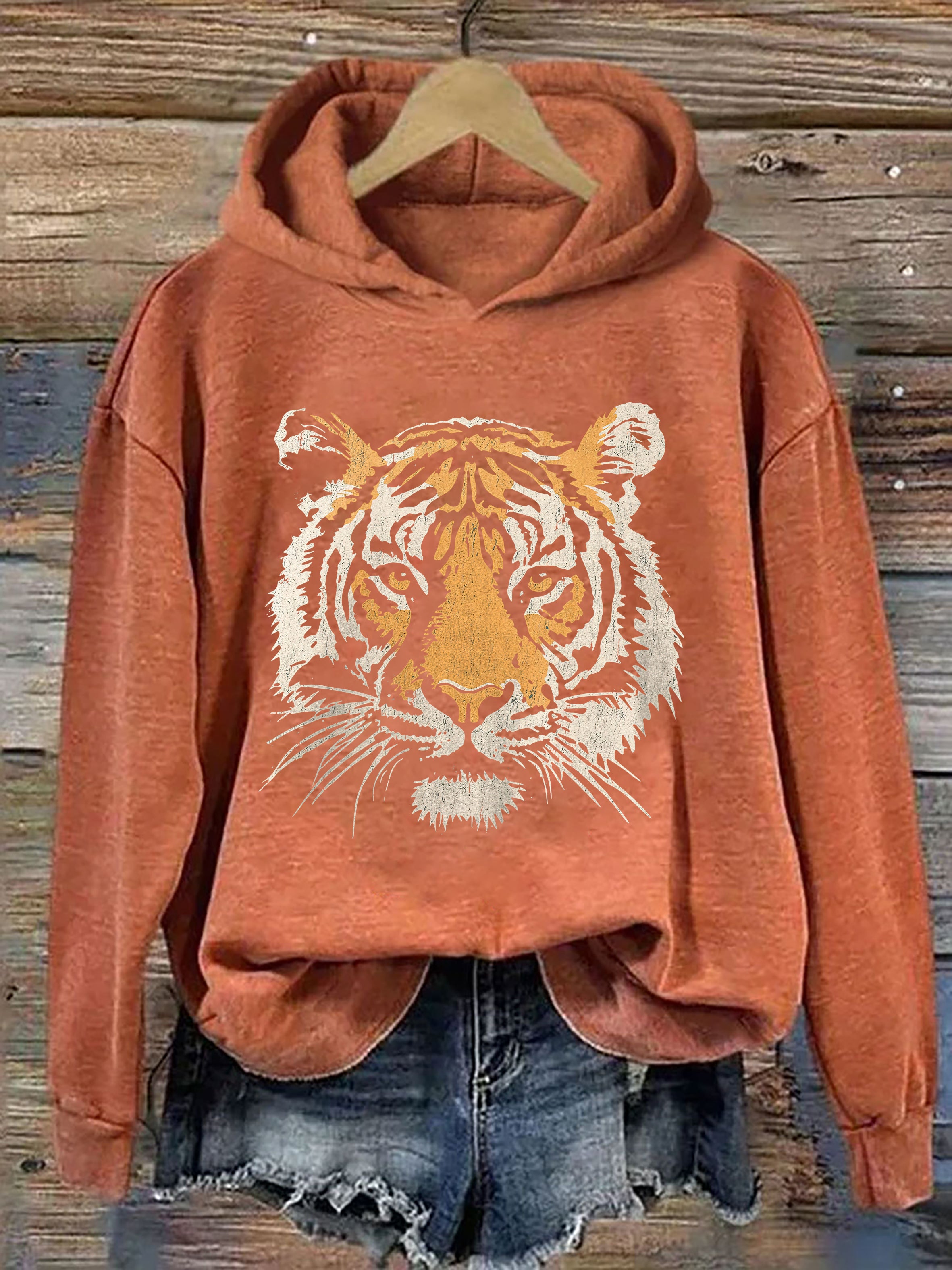 Vintage Tiger Hoodie