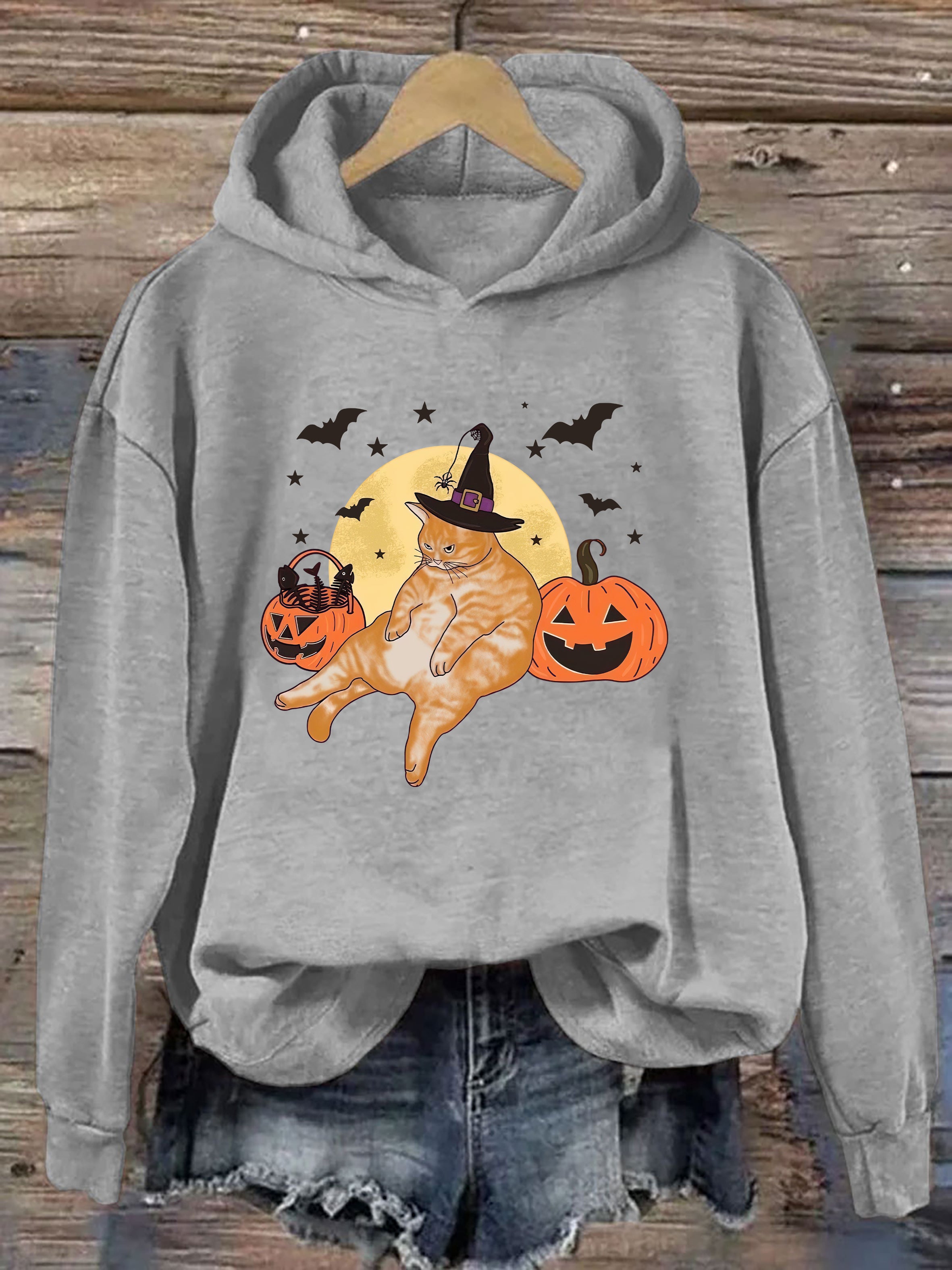 Halloween Cat Hoodie