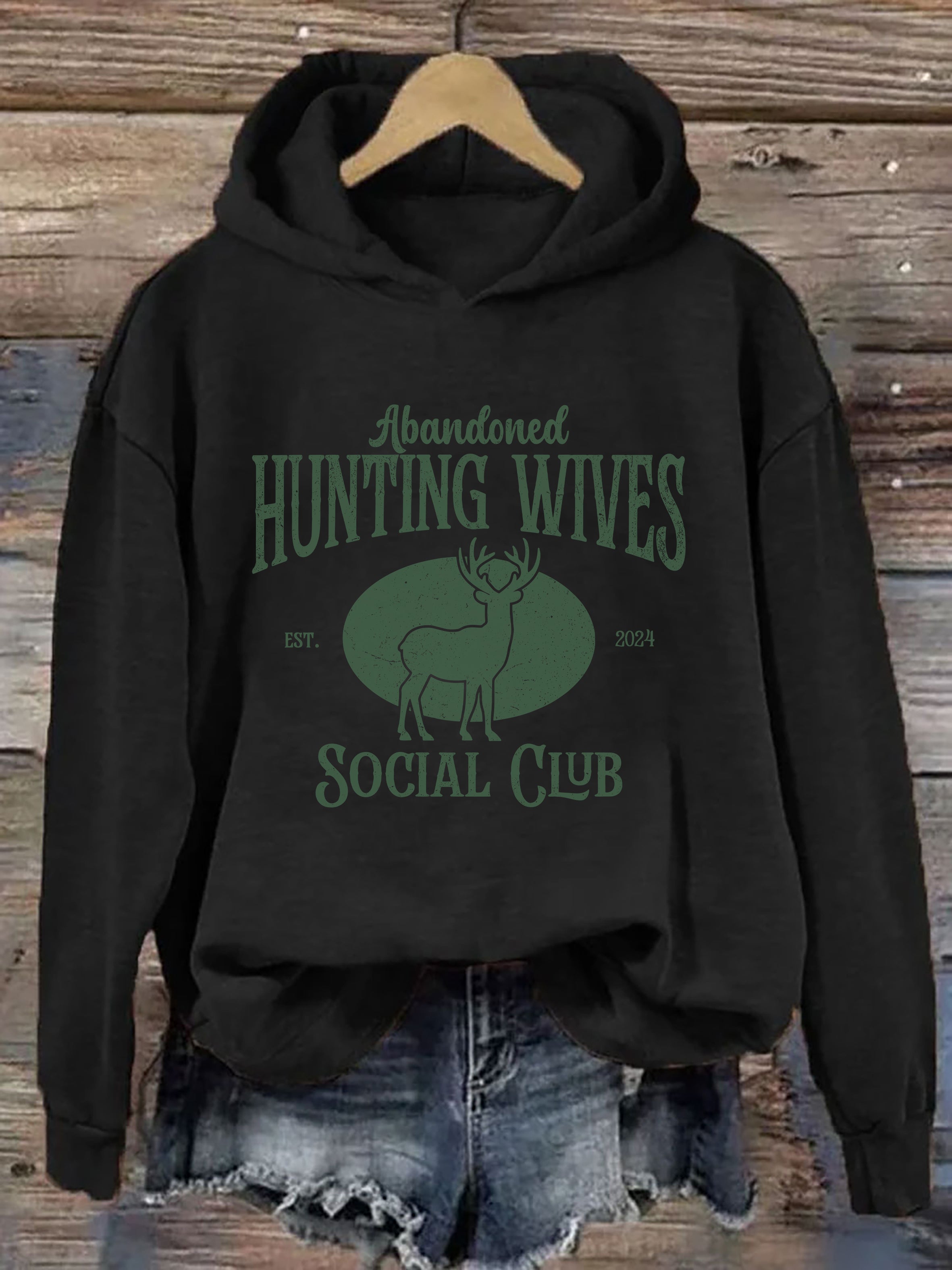 Abandoned Hunting Wives Social Club Hoodie