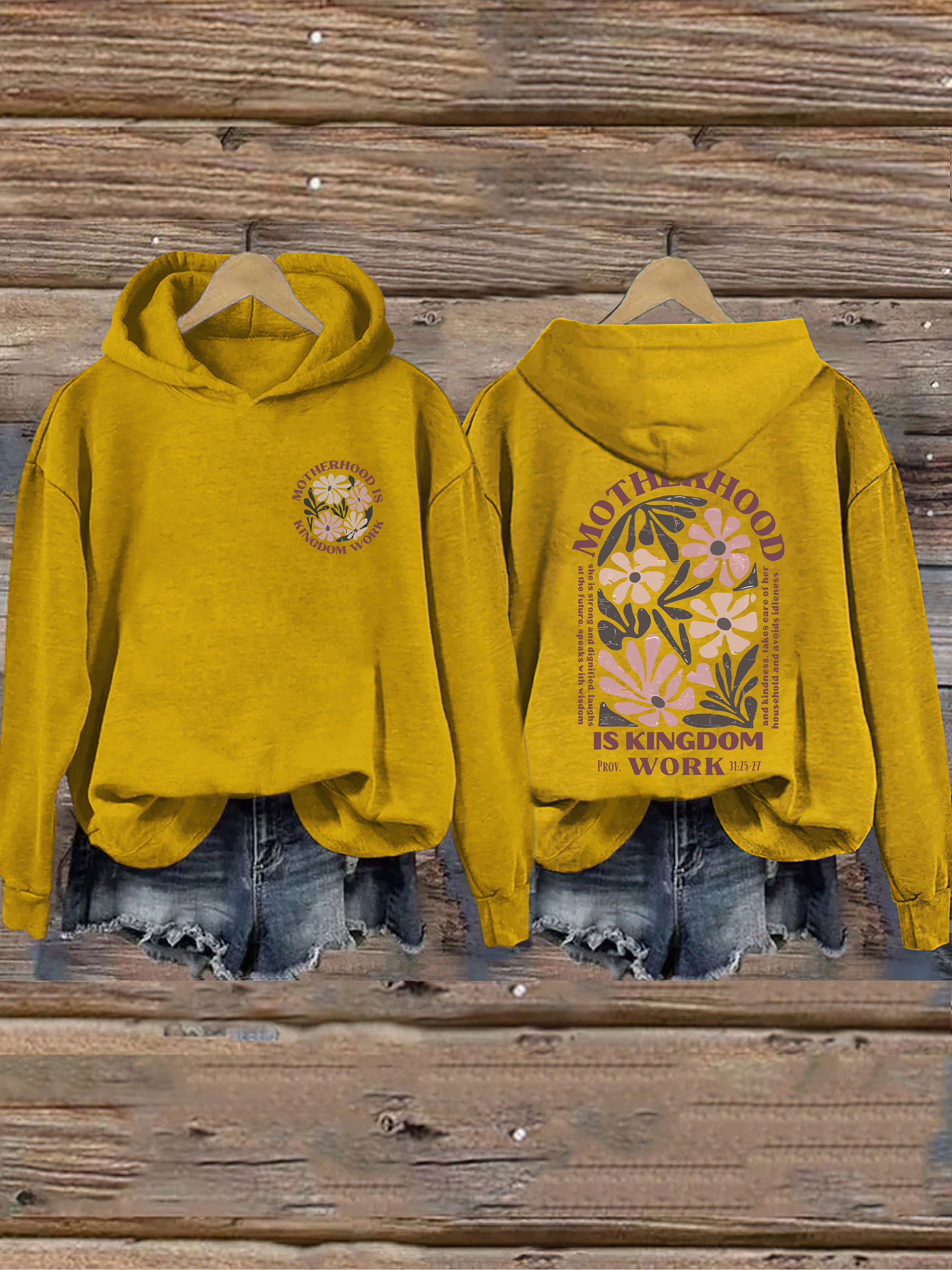 Motherhood Is Kingdom Work Hoodie