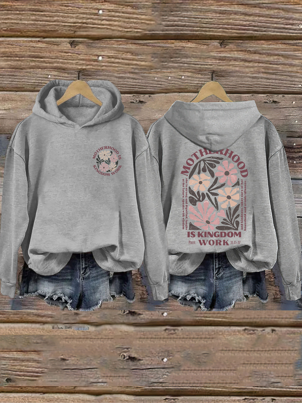 Motherhood Is Kingdom Work Hoodie