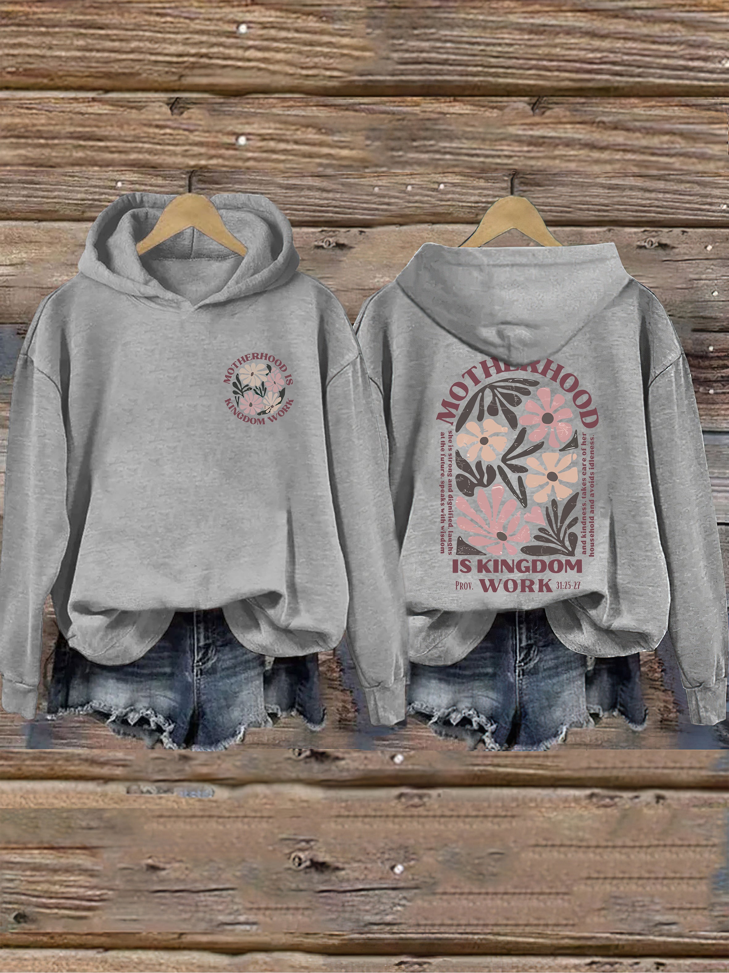 Motherhood Is Kingdom Work Hoodie