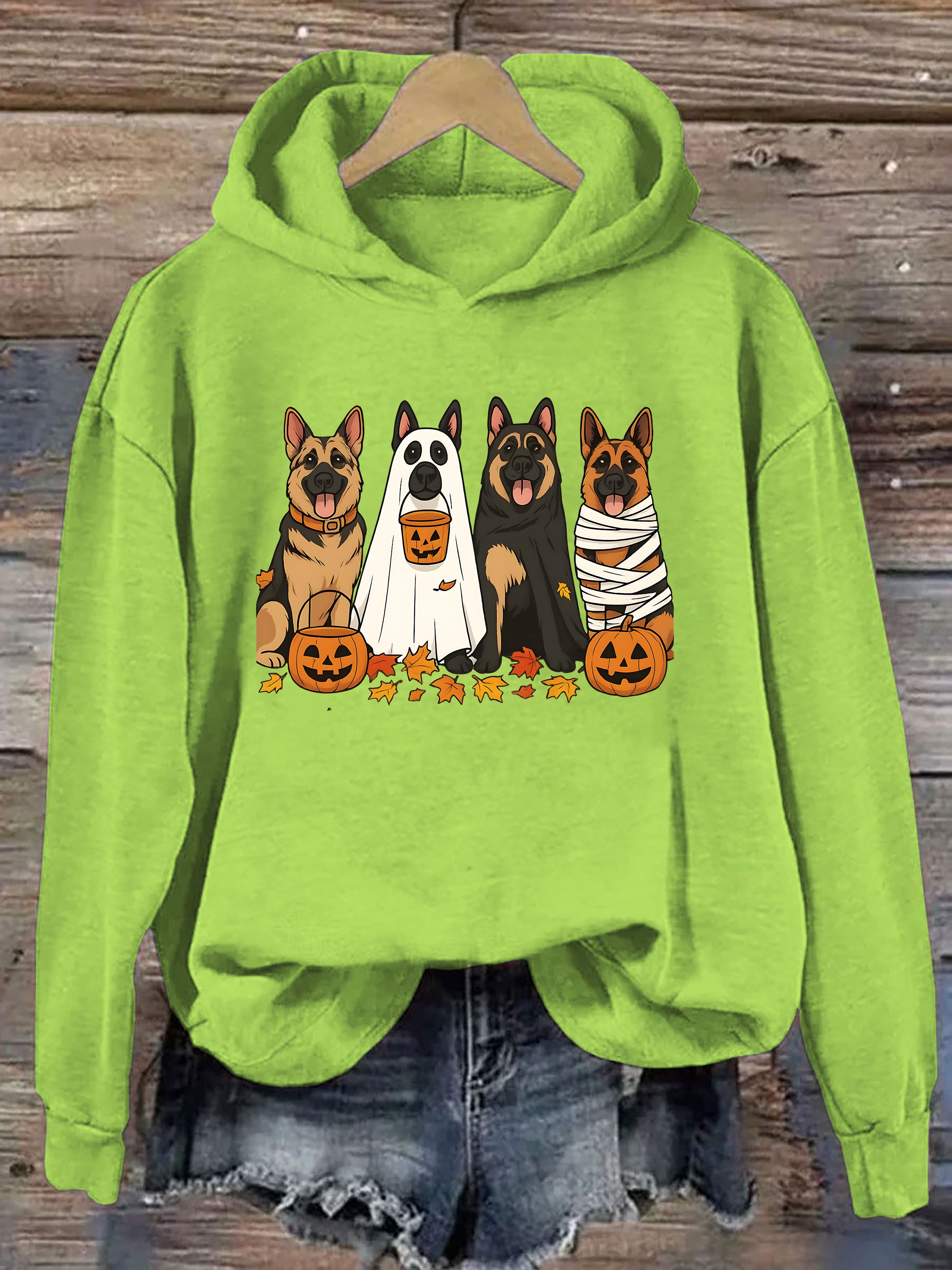 Halloween German Shepherd Hoodie