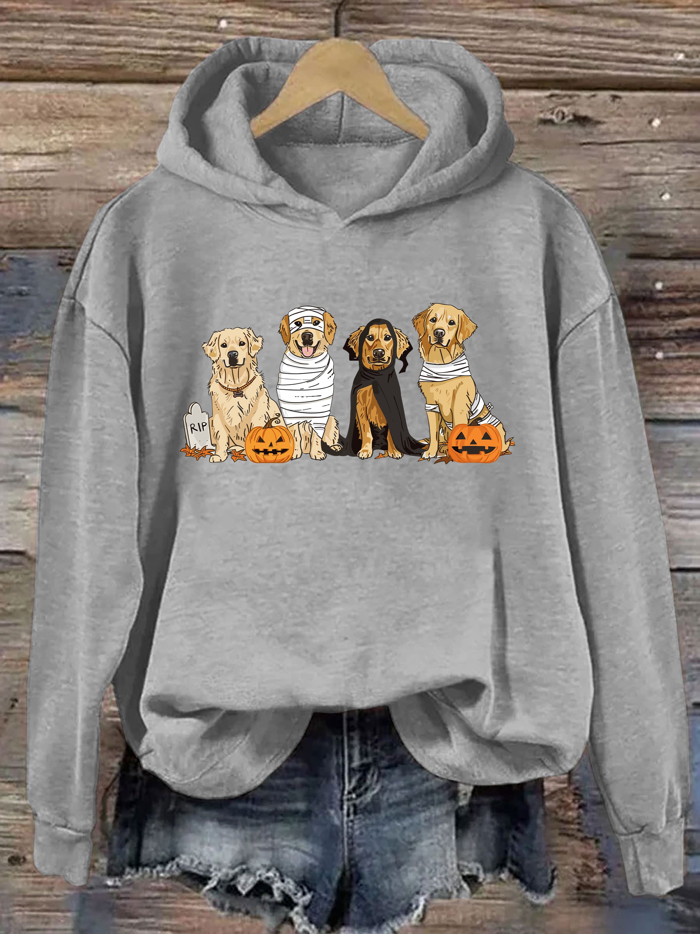 Golden Retriever Ghost Dogs Hoodie