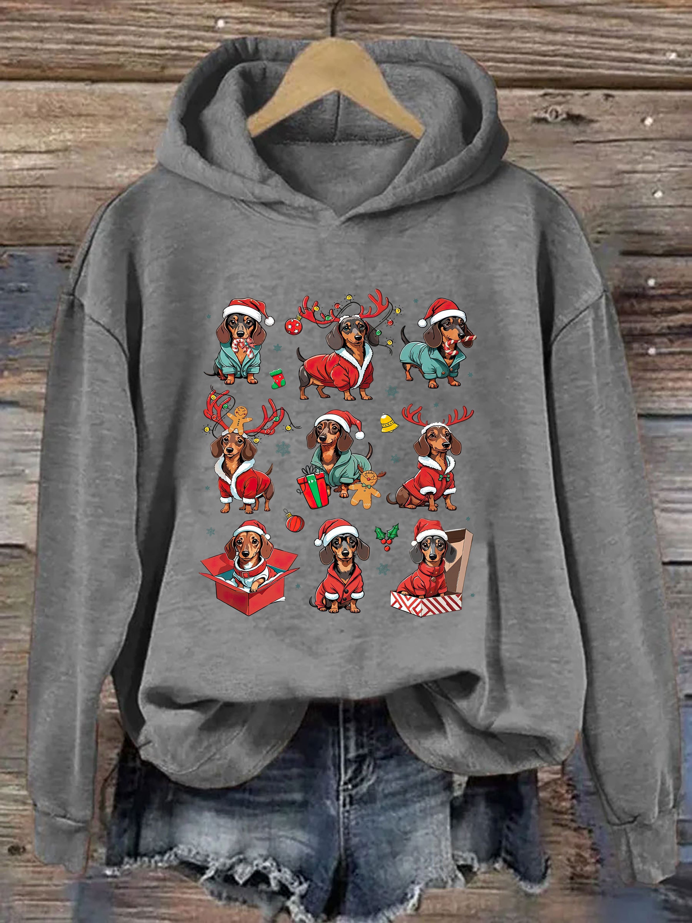 Dachshund Christmas Hoodie