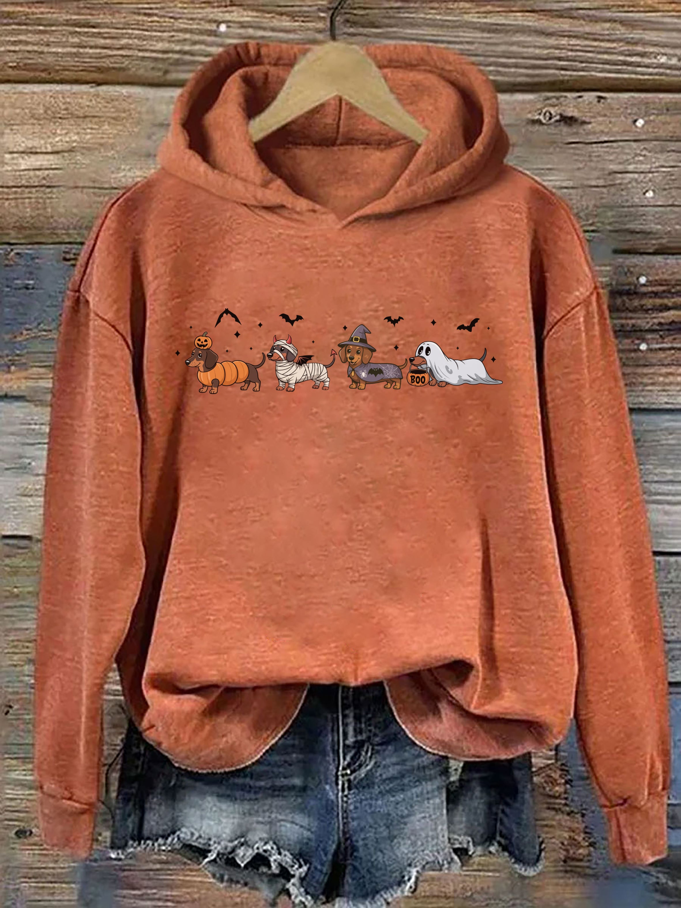 Halloween Dachshund Hoodie