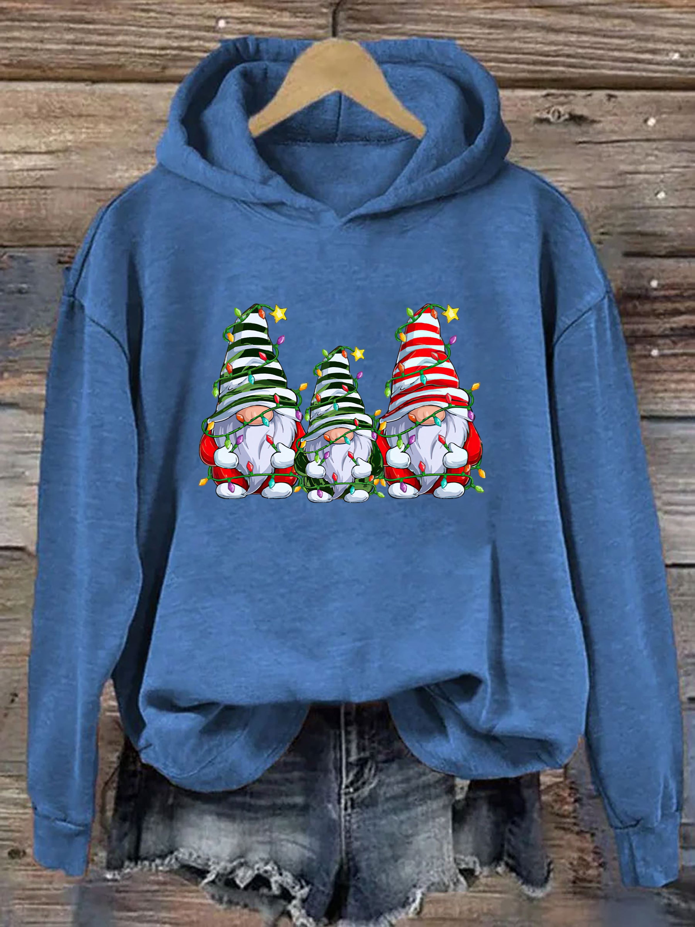 Christmas Cute Gnome Hoodie
