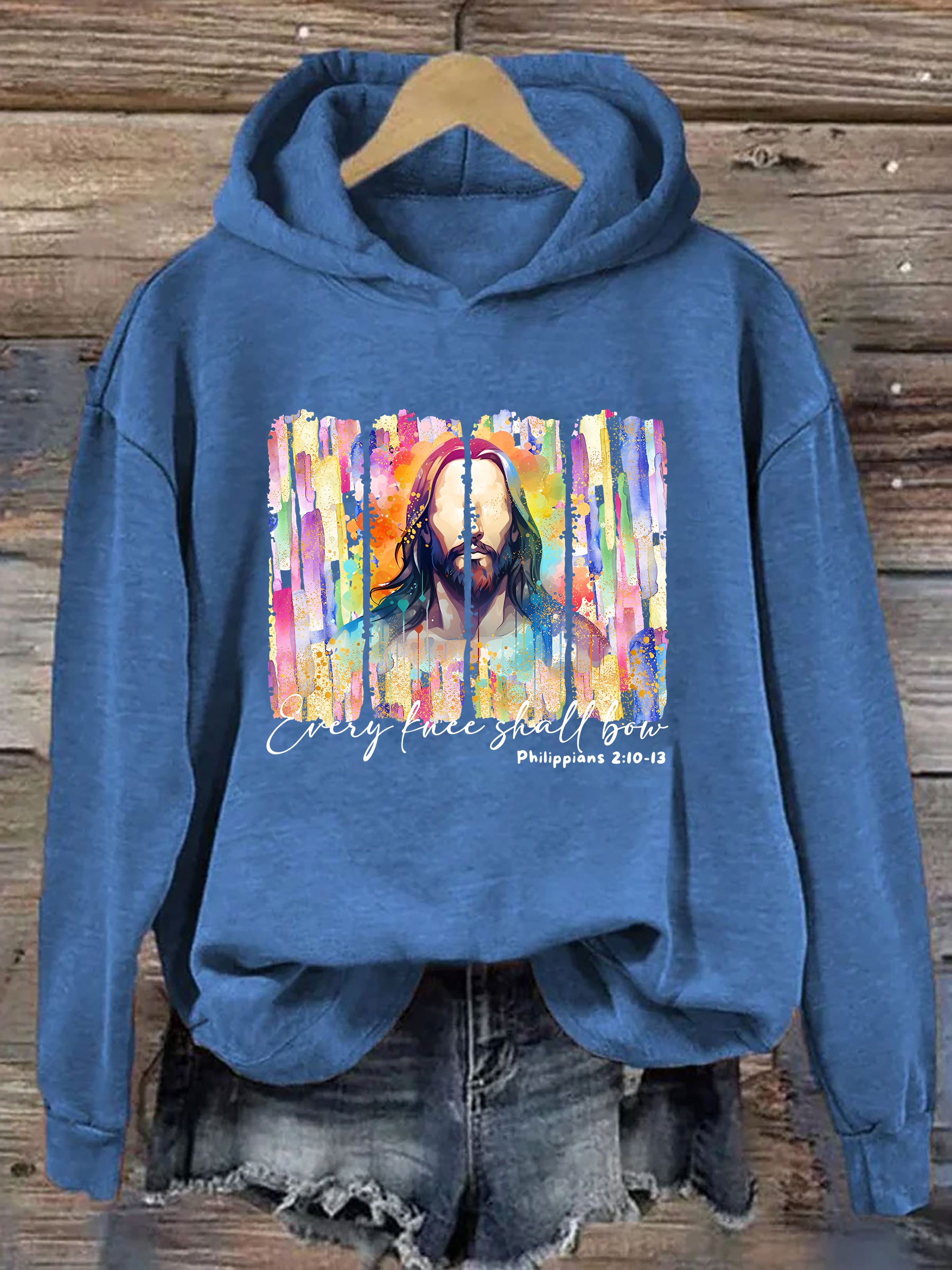 Watercolor Jesus Hoodie