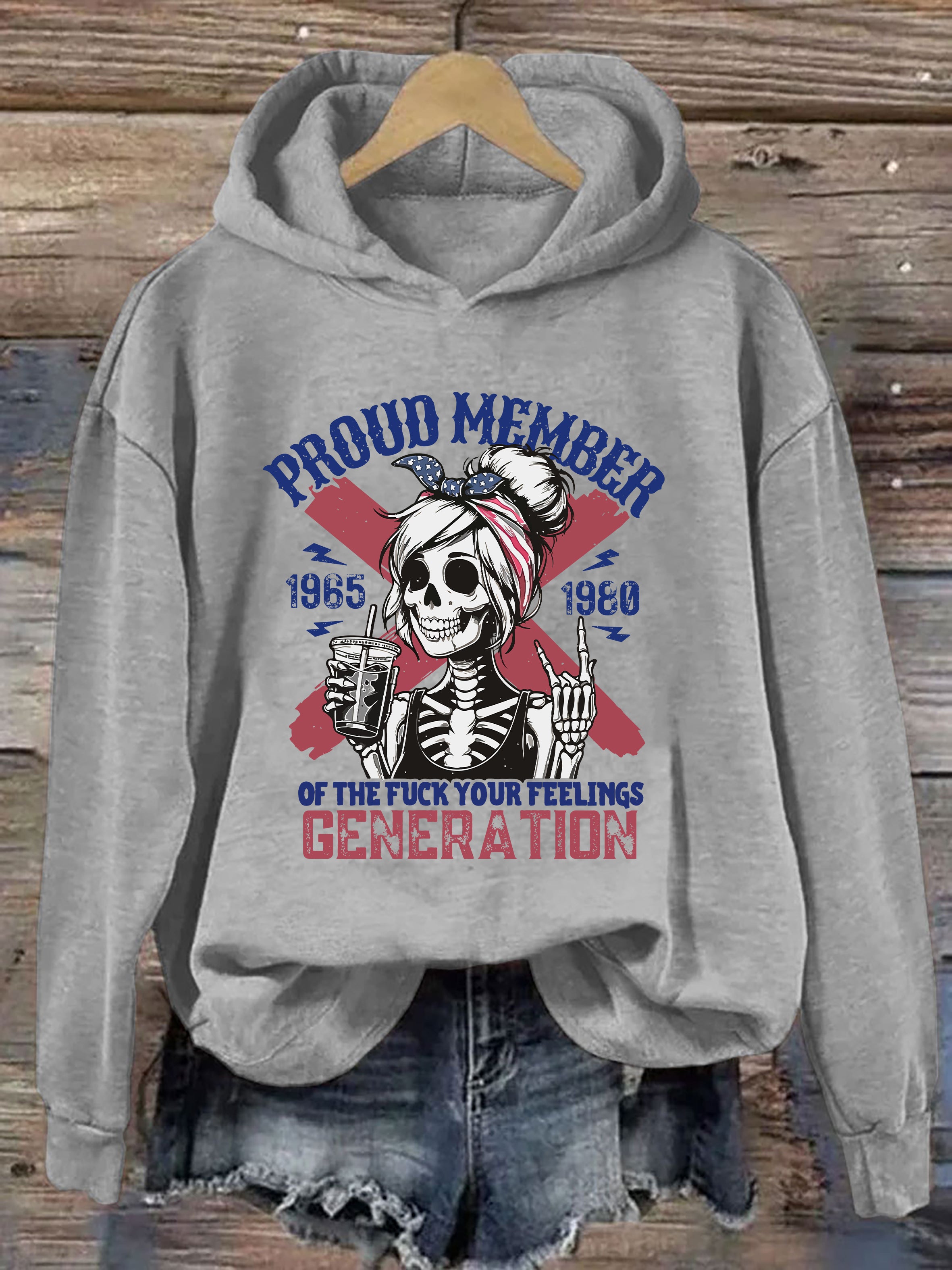 Gen X Halloween Hoodie
