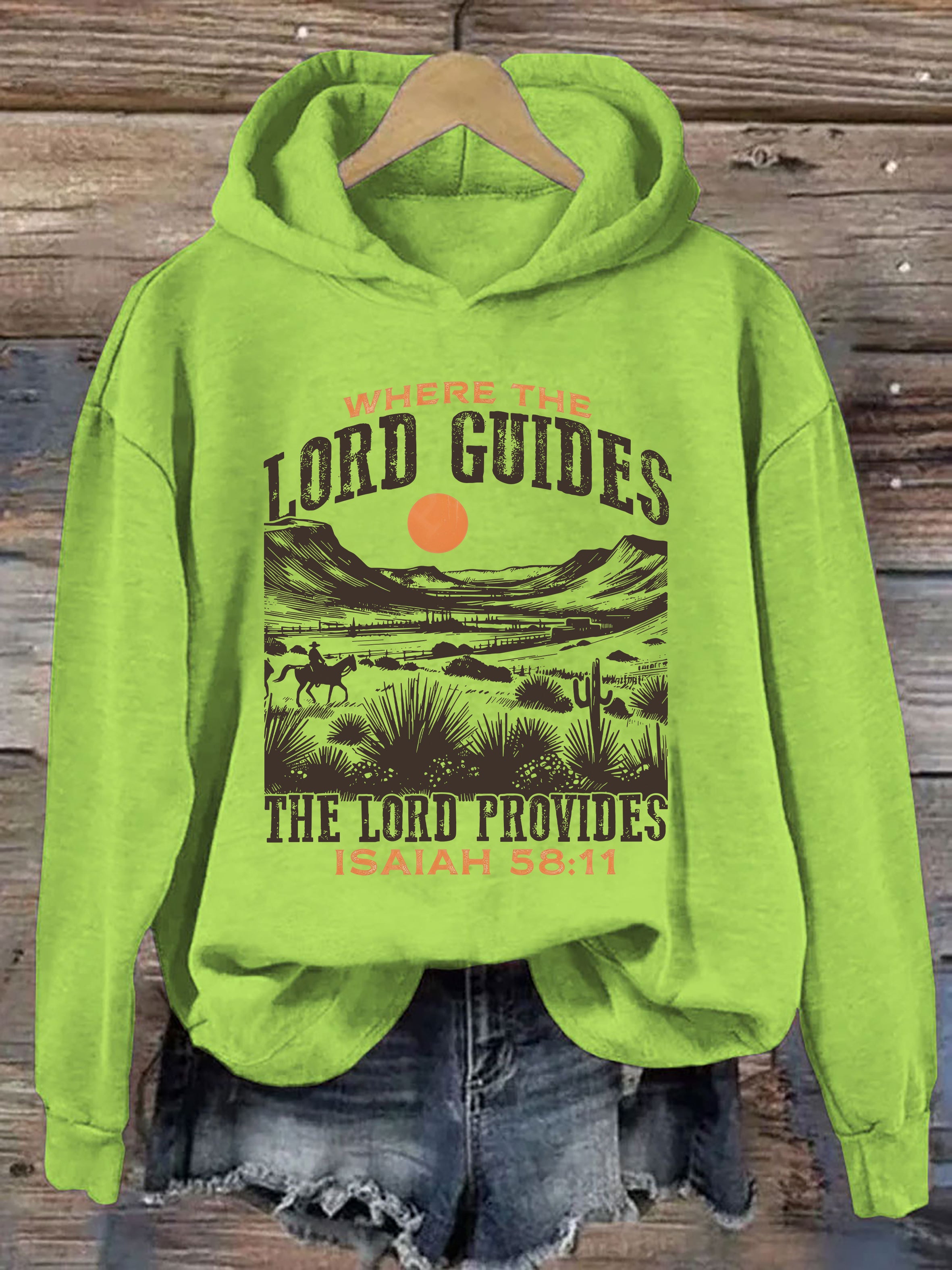 The Lord Provides Christian Hoodie