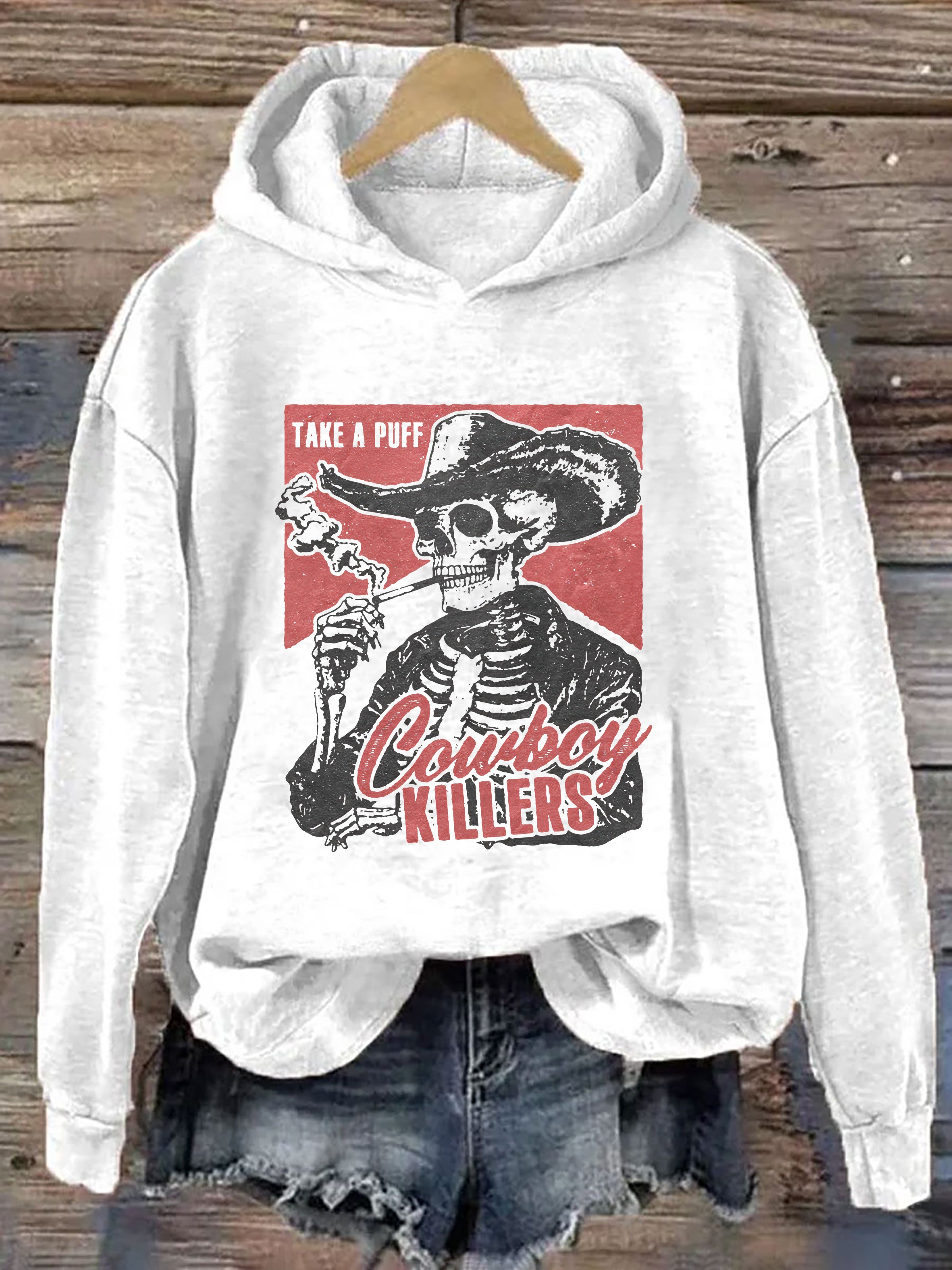 Smoking Skeleton Hoodie