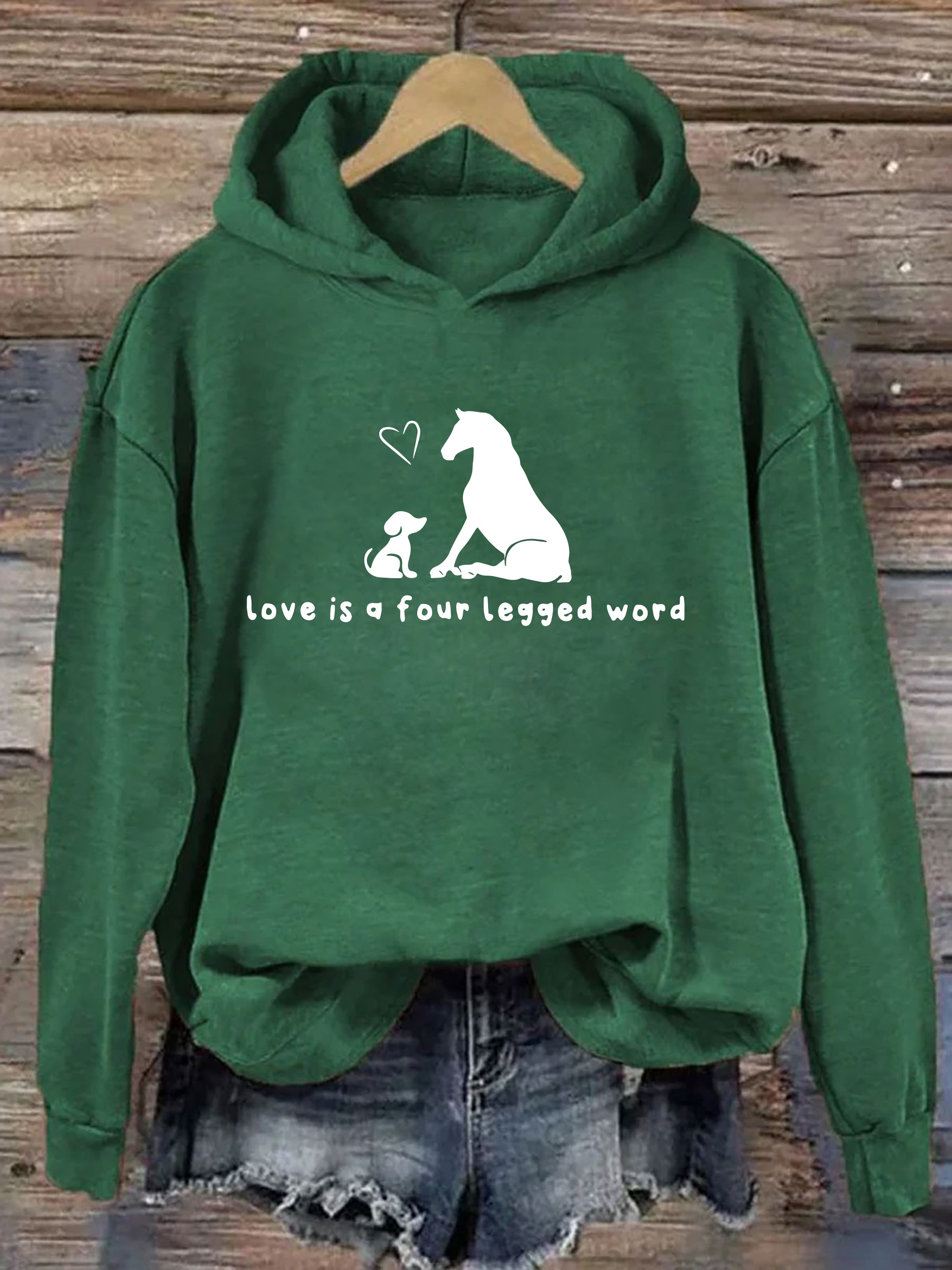 Love Is A Four Legged Word Hoodie