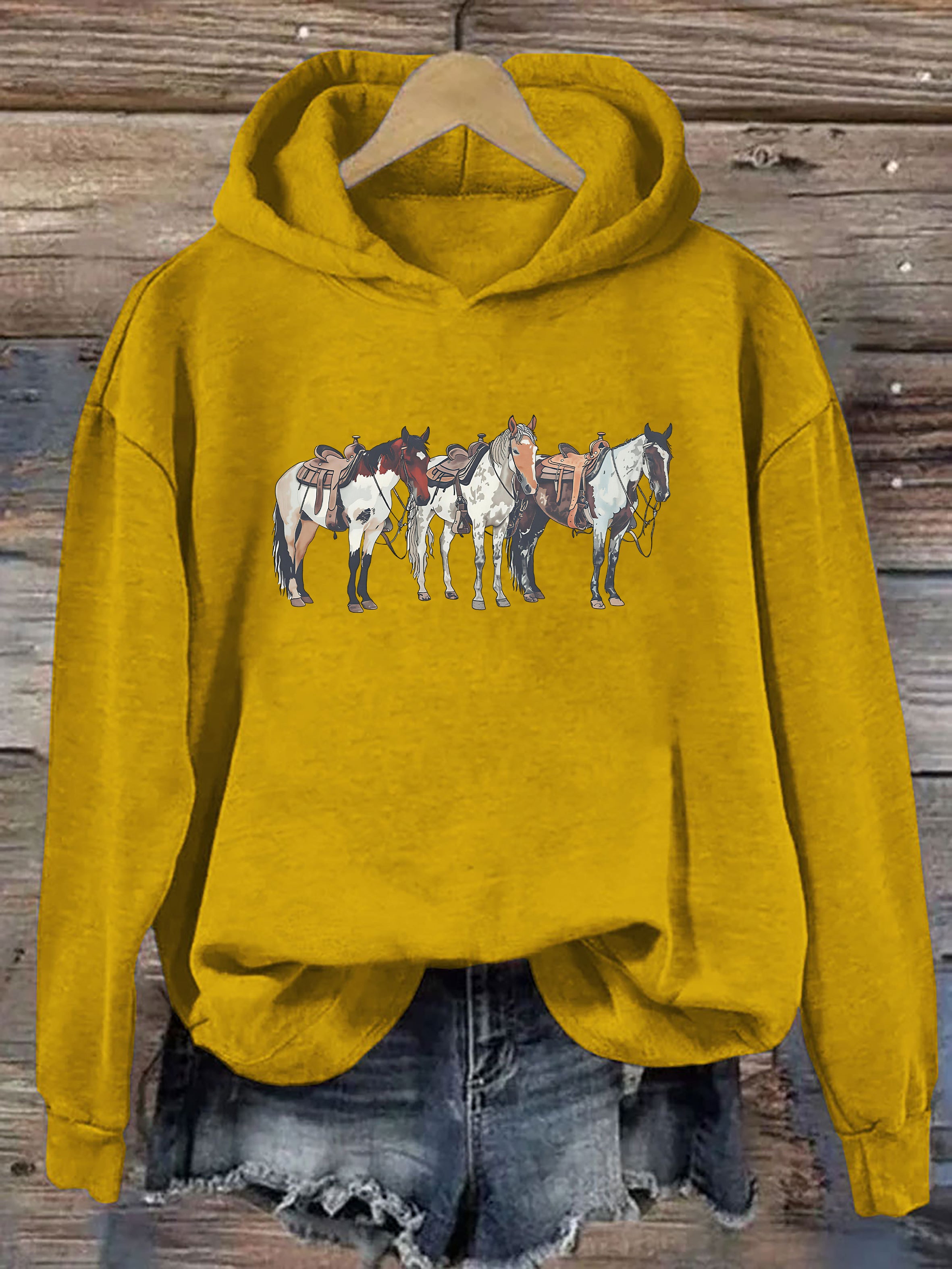 Western Horses Hoodie