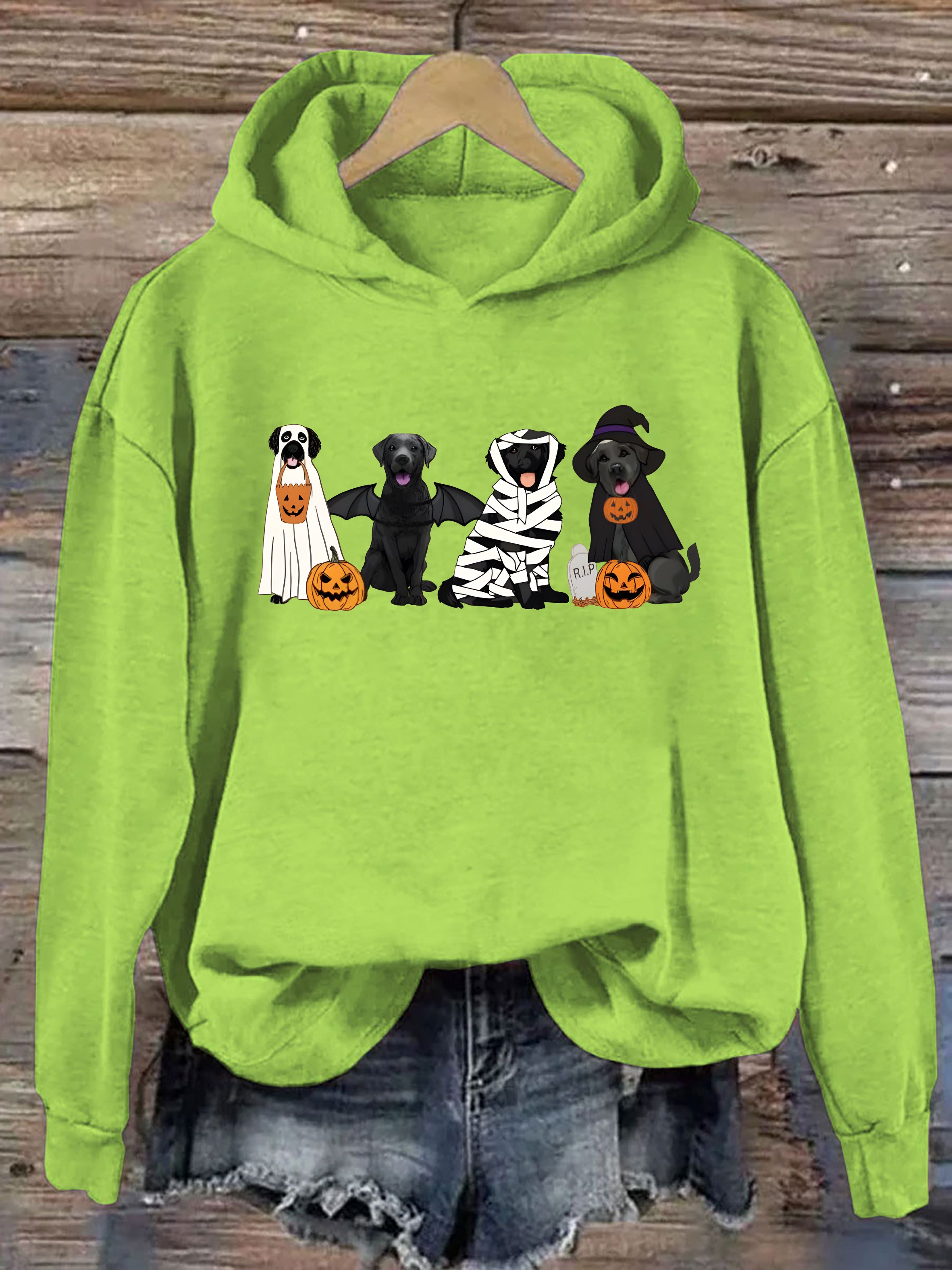 Black Labrador Halloween Hoodie
