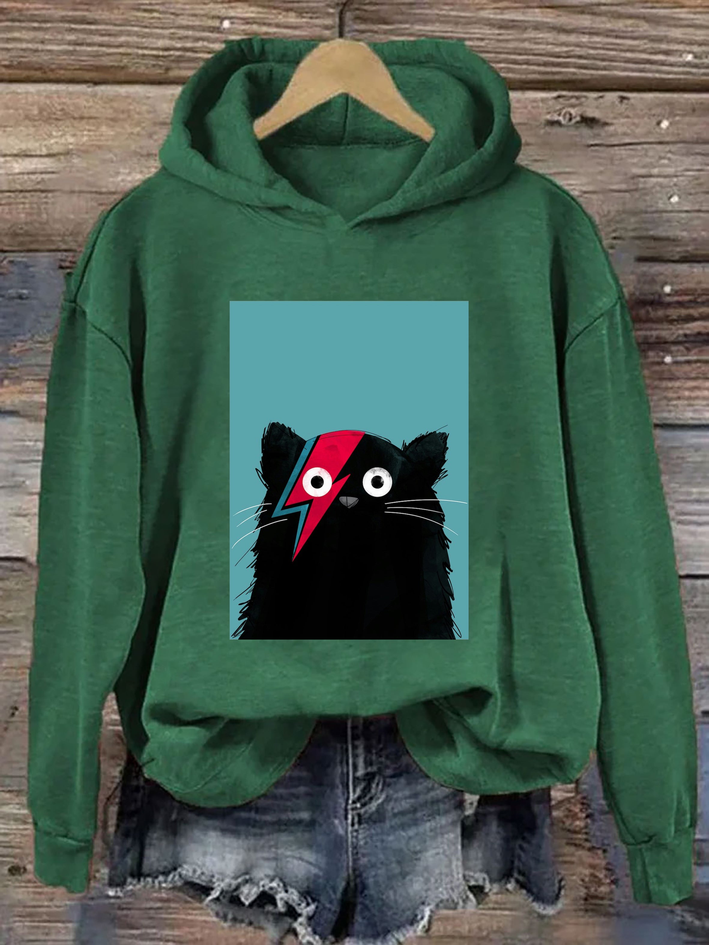 Cat Bowie Art Hoodie