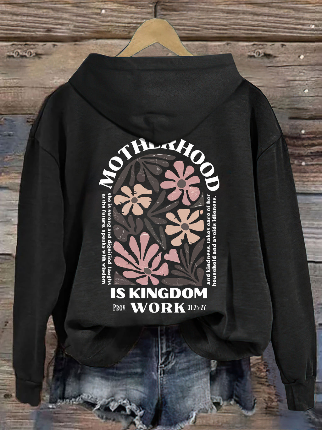 Motherhood Is Kingdom Work Hoodie
