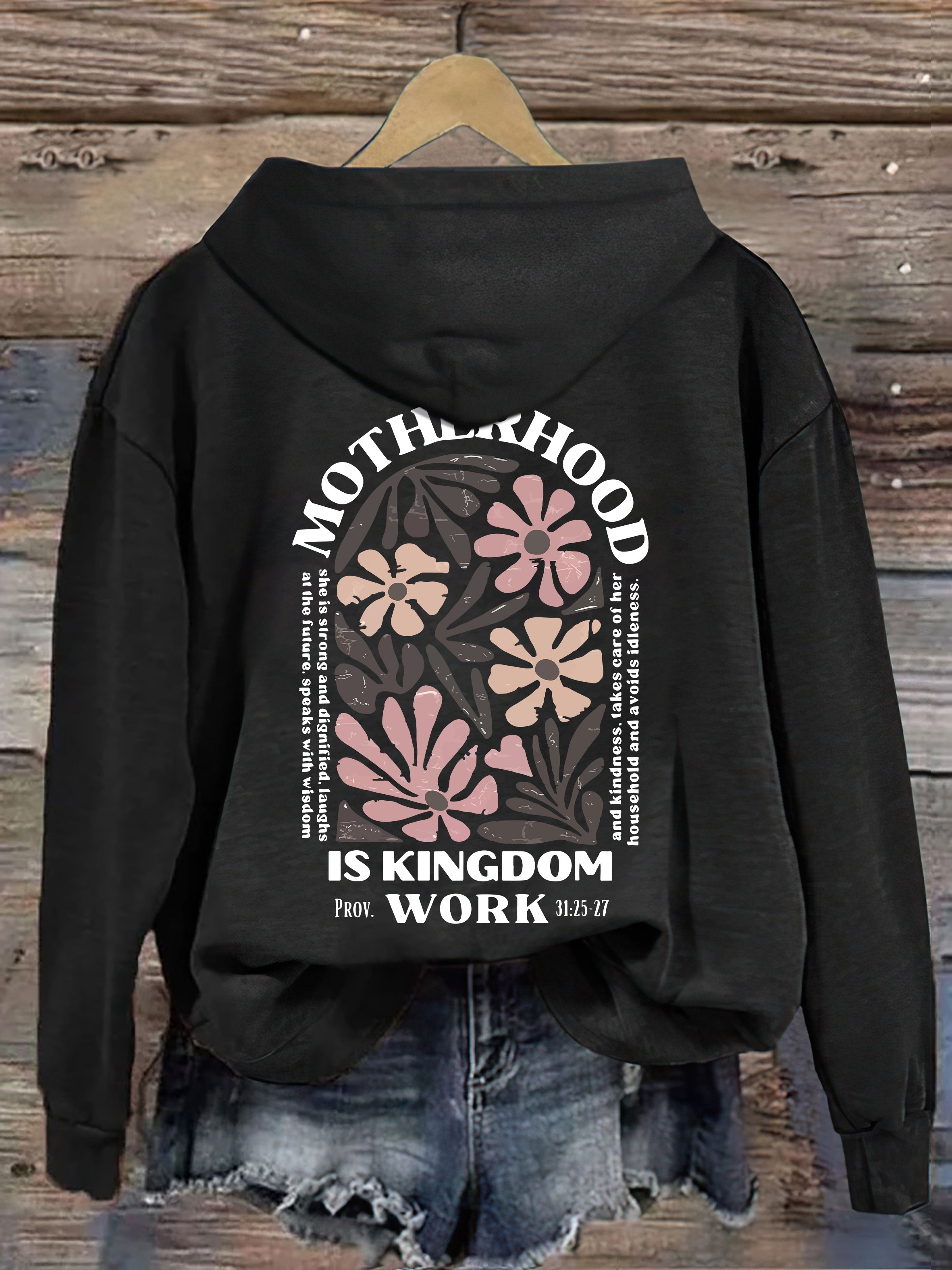 Motherhood Is Kingdom Work Hoodie