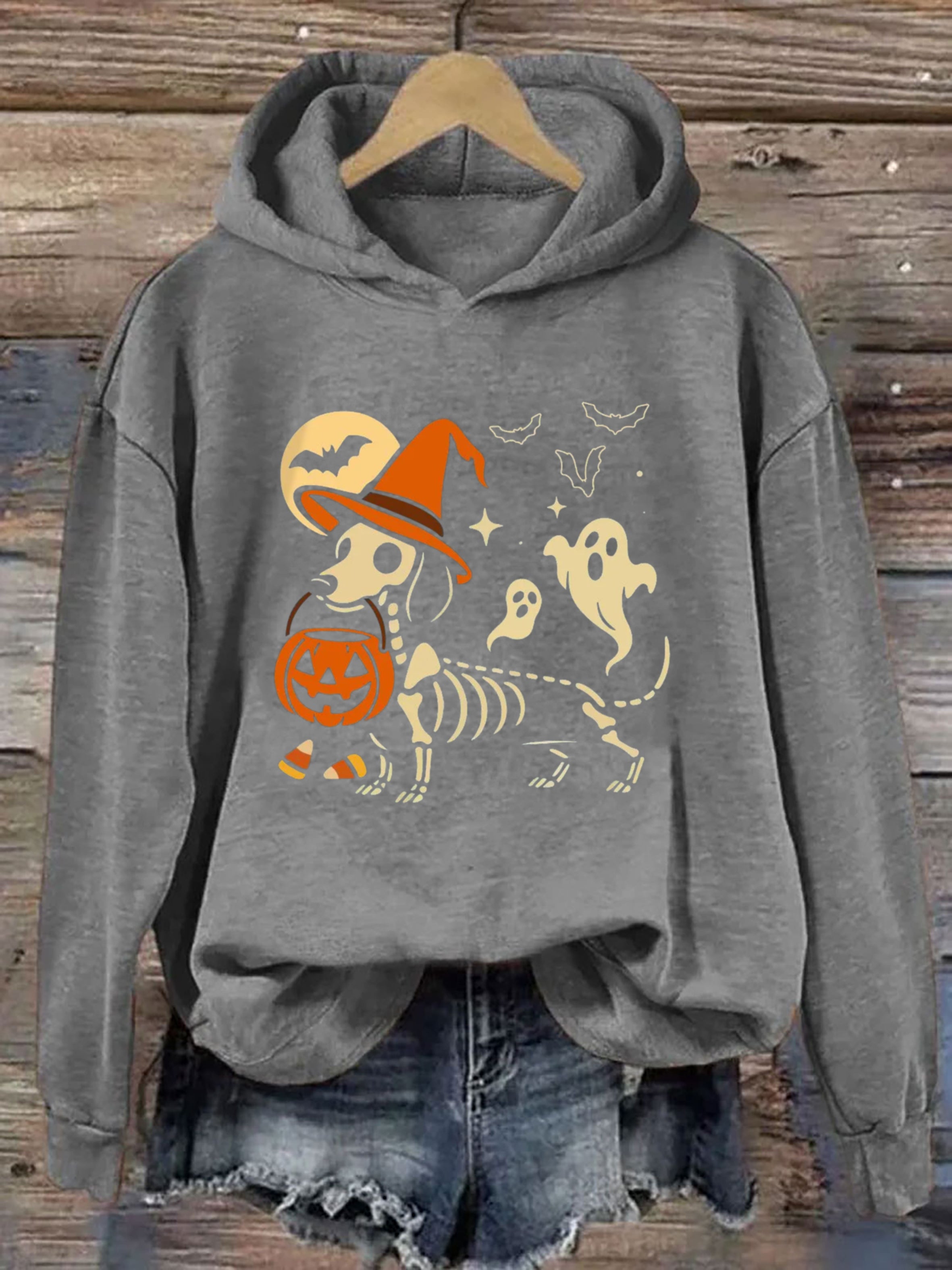 Dachshund Skeleton Hoodie