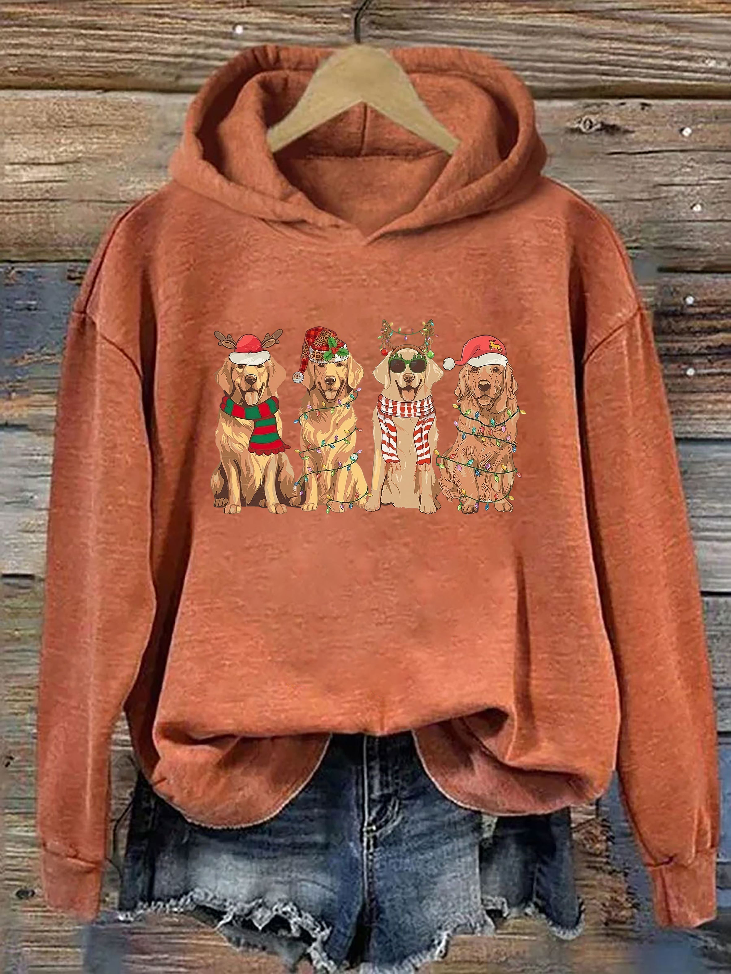 Golden Retriever Christmas Hoodie