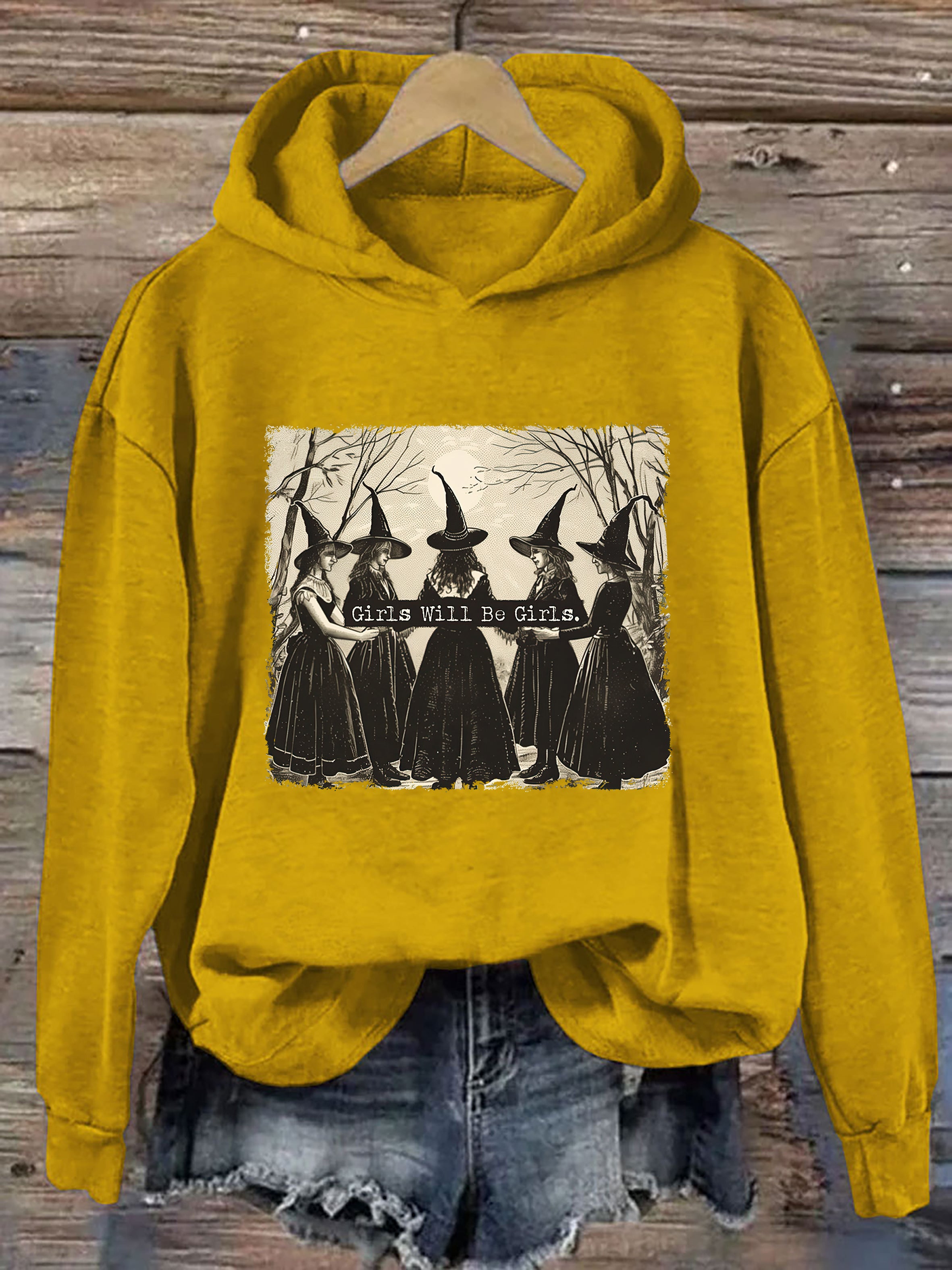 Girls Will Be Girls Witch Hoodie