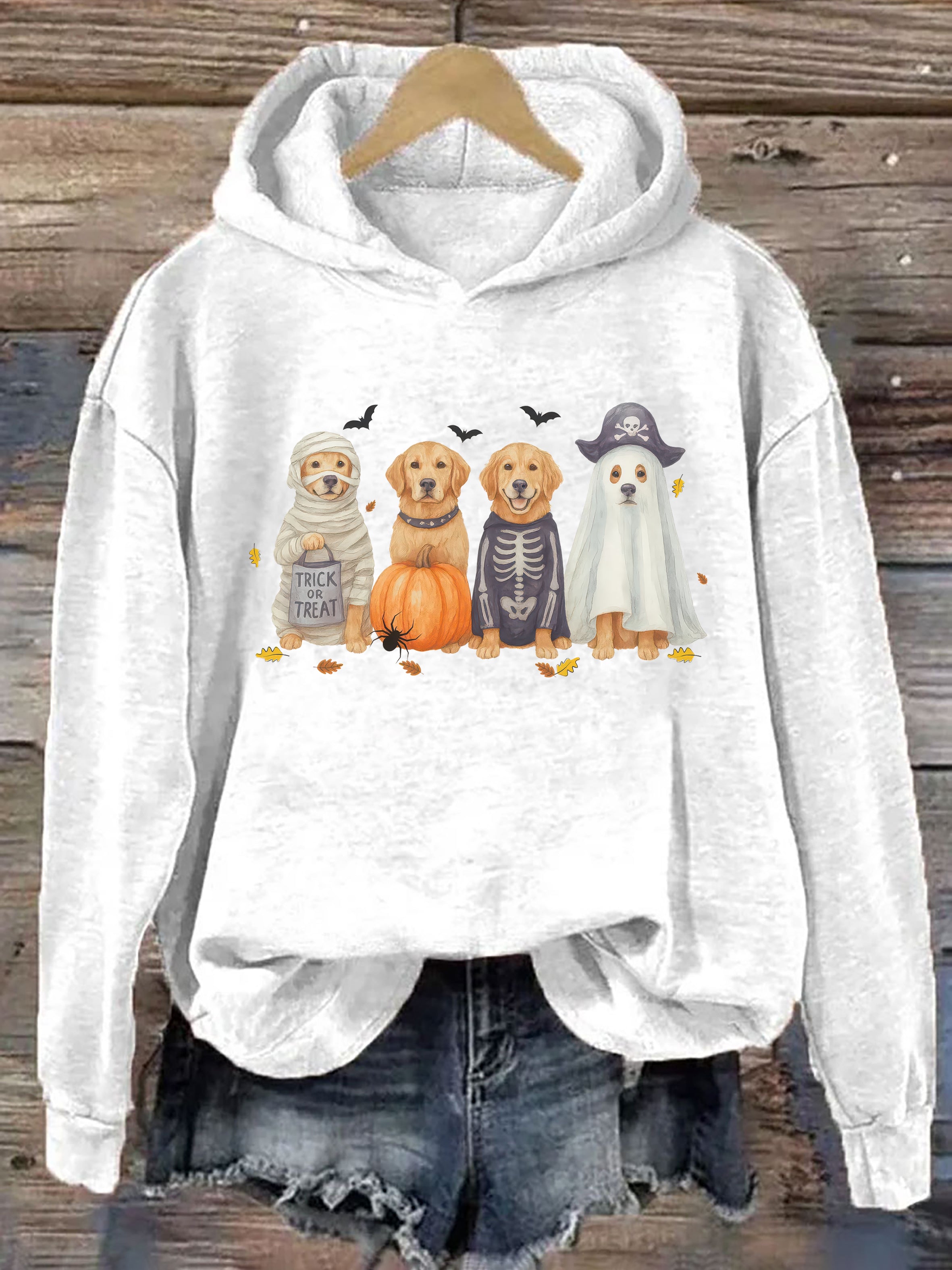 Halloween Golden Retriever Hoodie