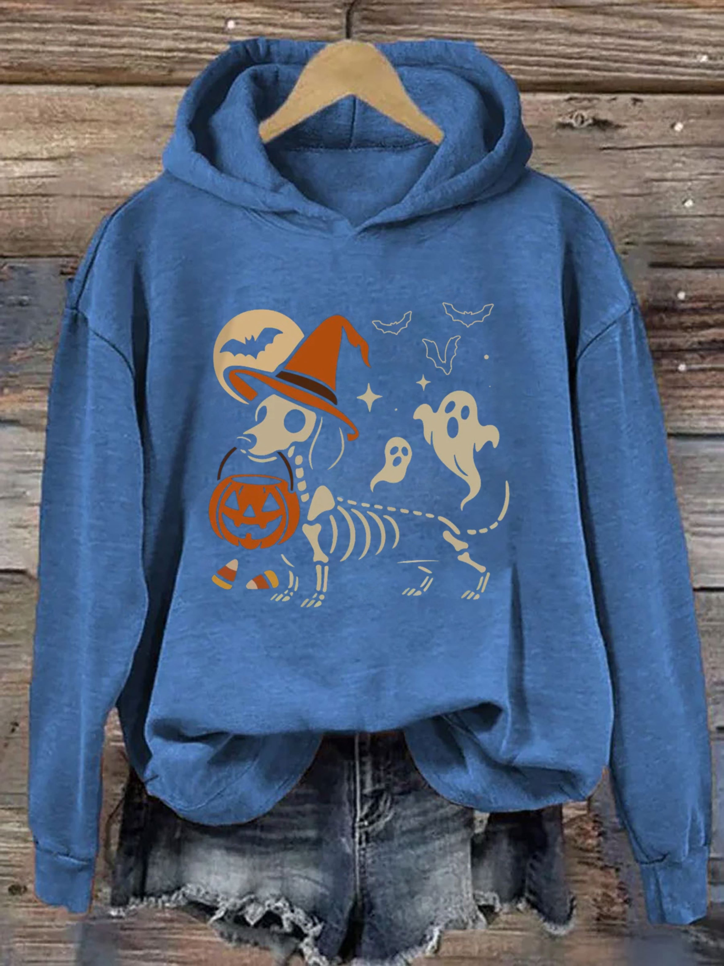 Dachshund Skeleton Hoodie