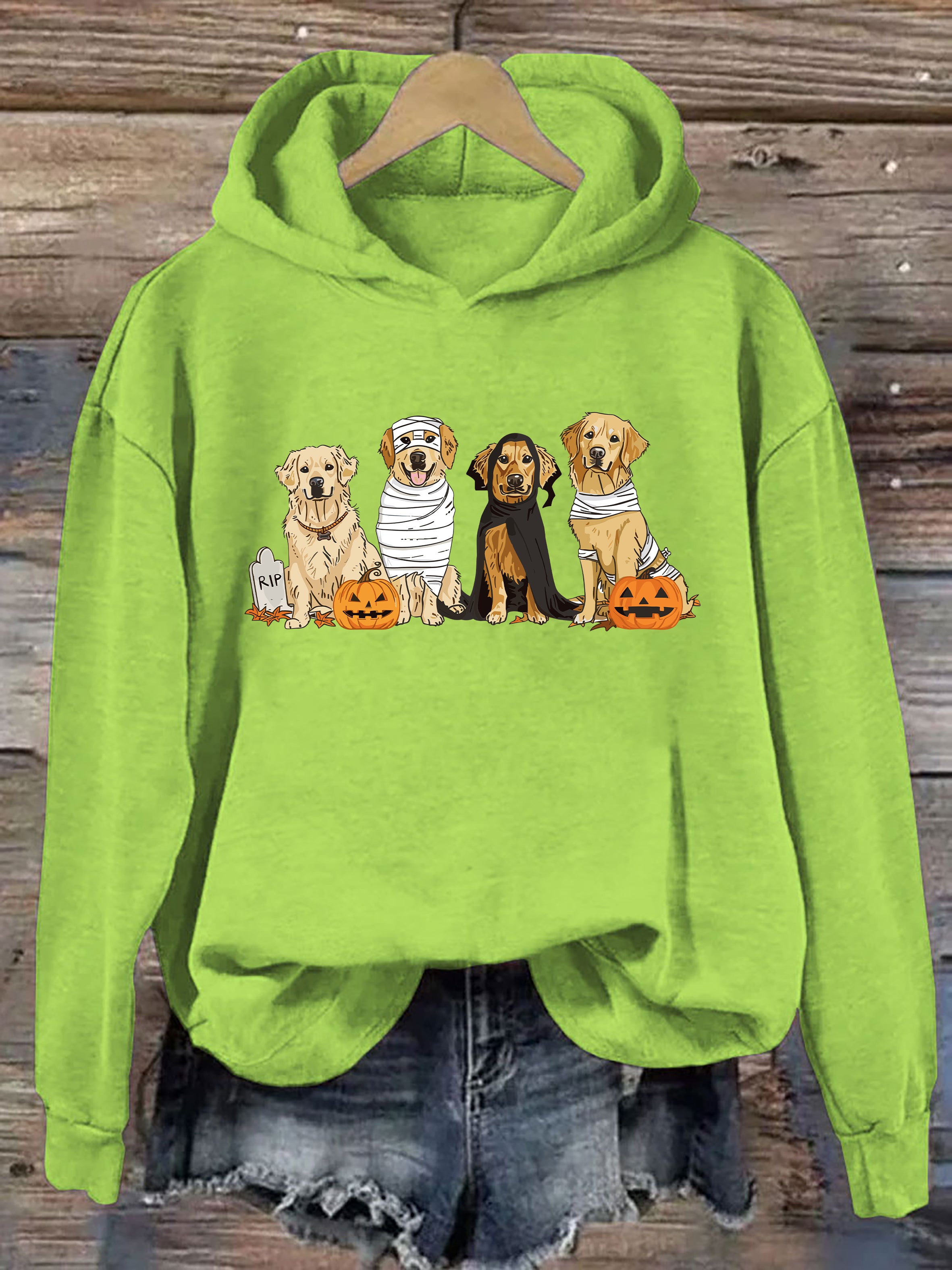 Golden Retriever Ghost Dogs Hoodie