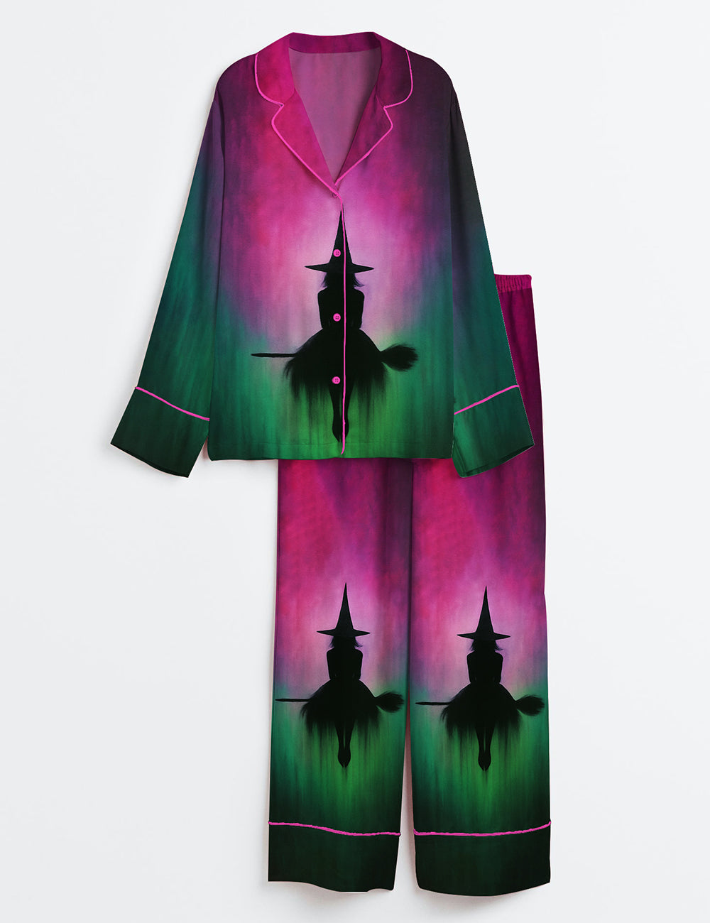 Wicked Changed For Good Long Sleeve Satin Pajama Set