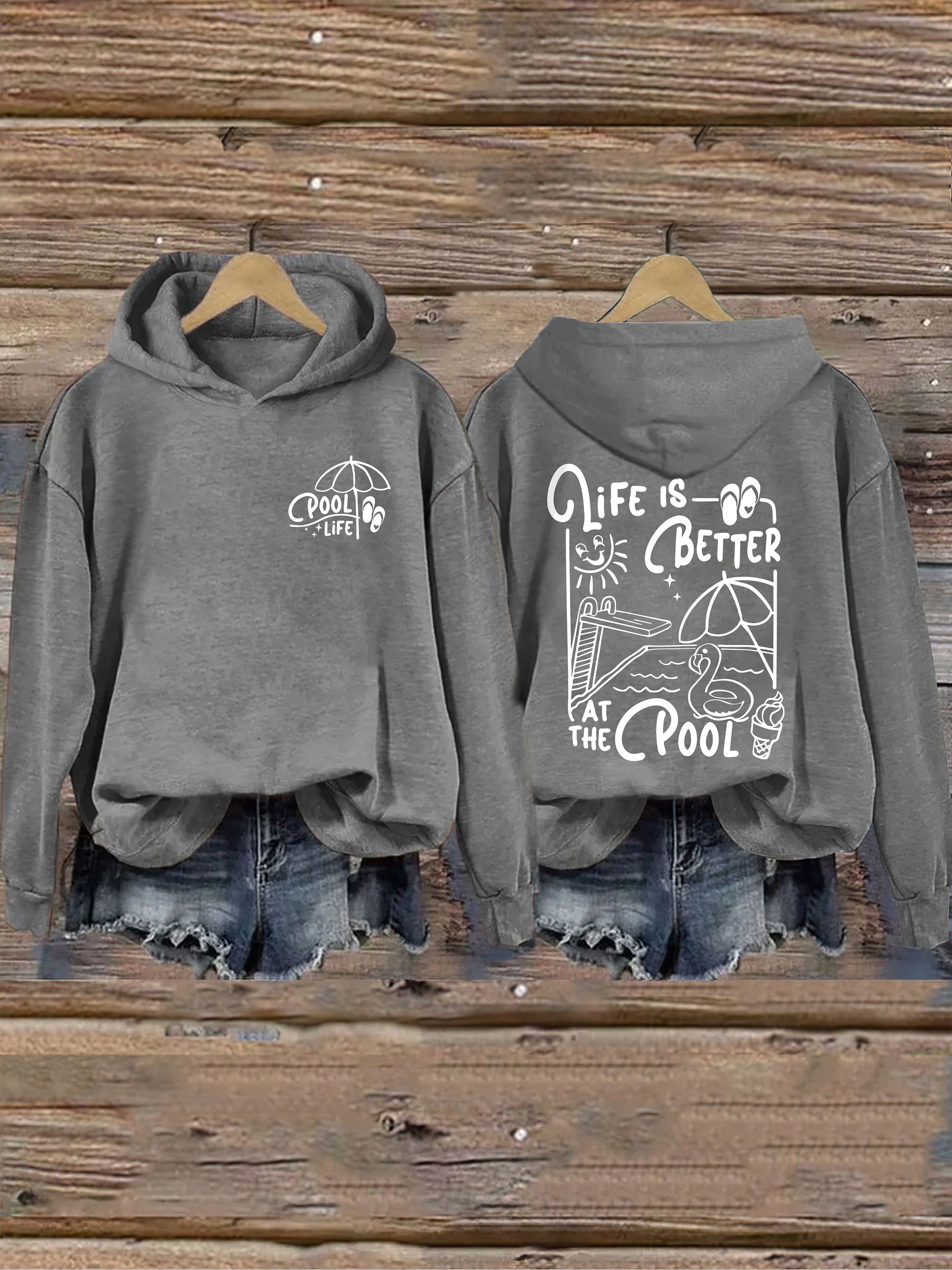 Life Is Better At The Pool Hoodie
