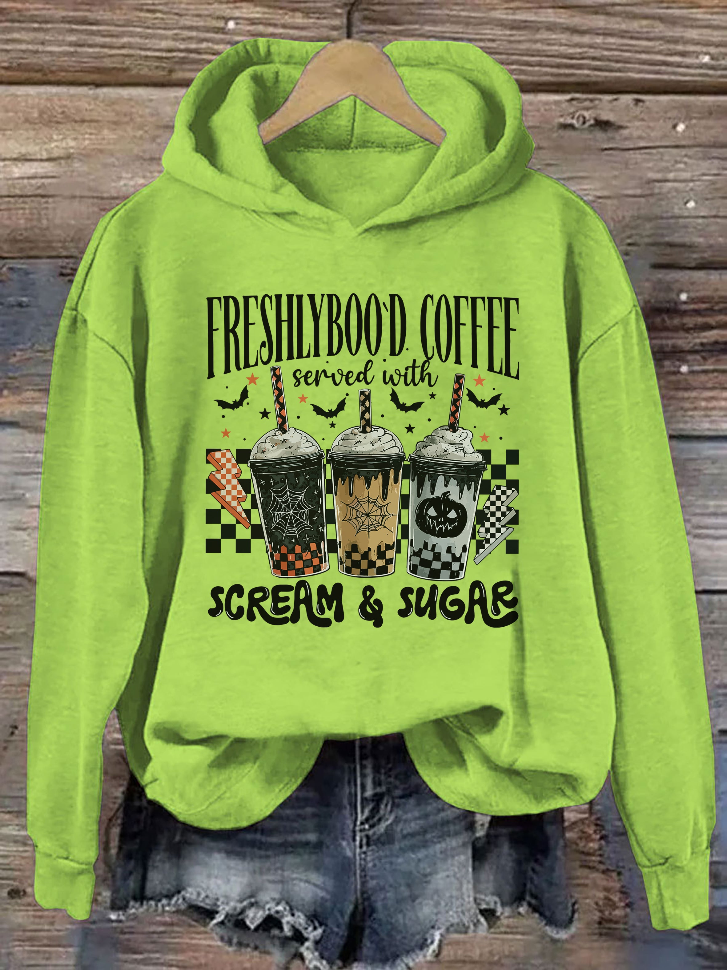 Halloween Spooky Coffee Hoodie