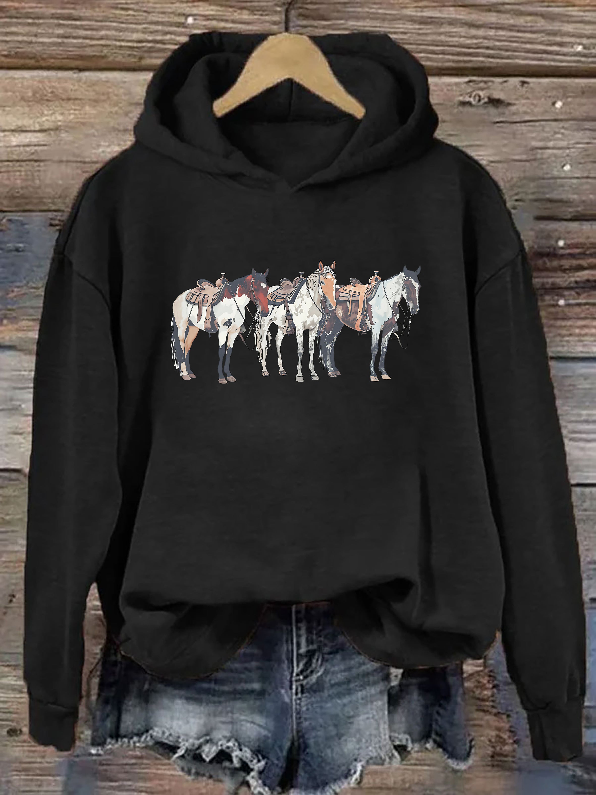 Western Horses Hoodie