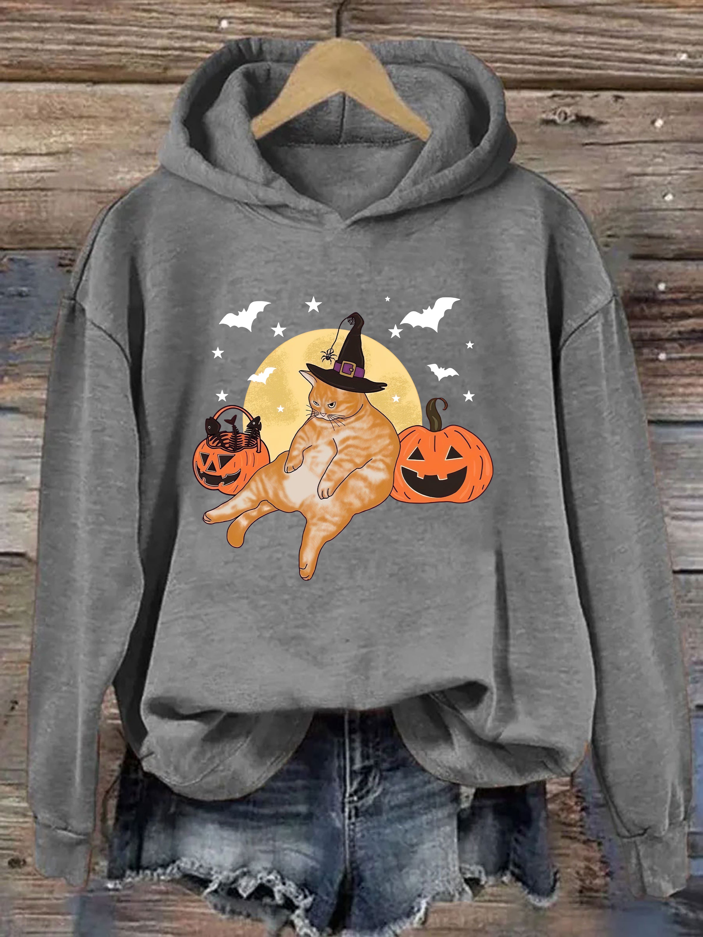 Halloween Cat Hoodie