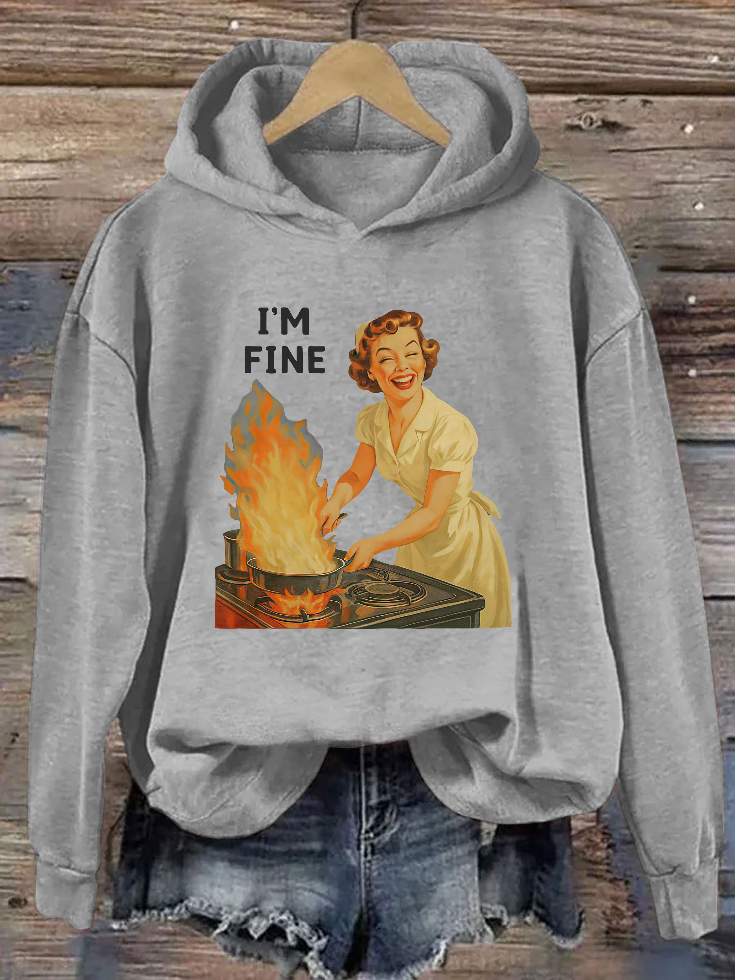 I Am Fine Hoodie
