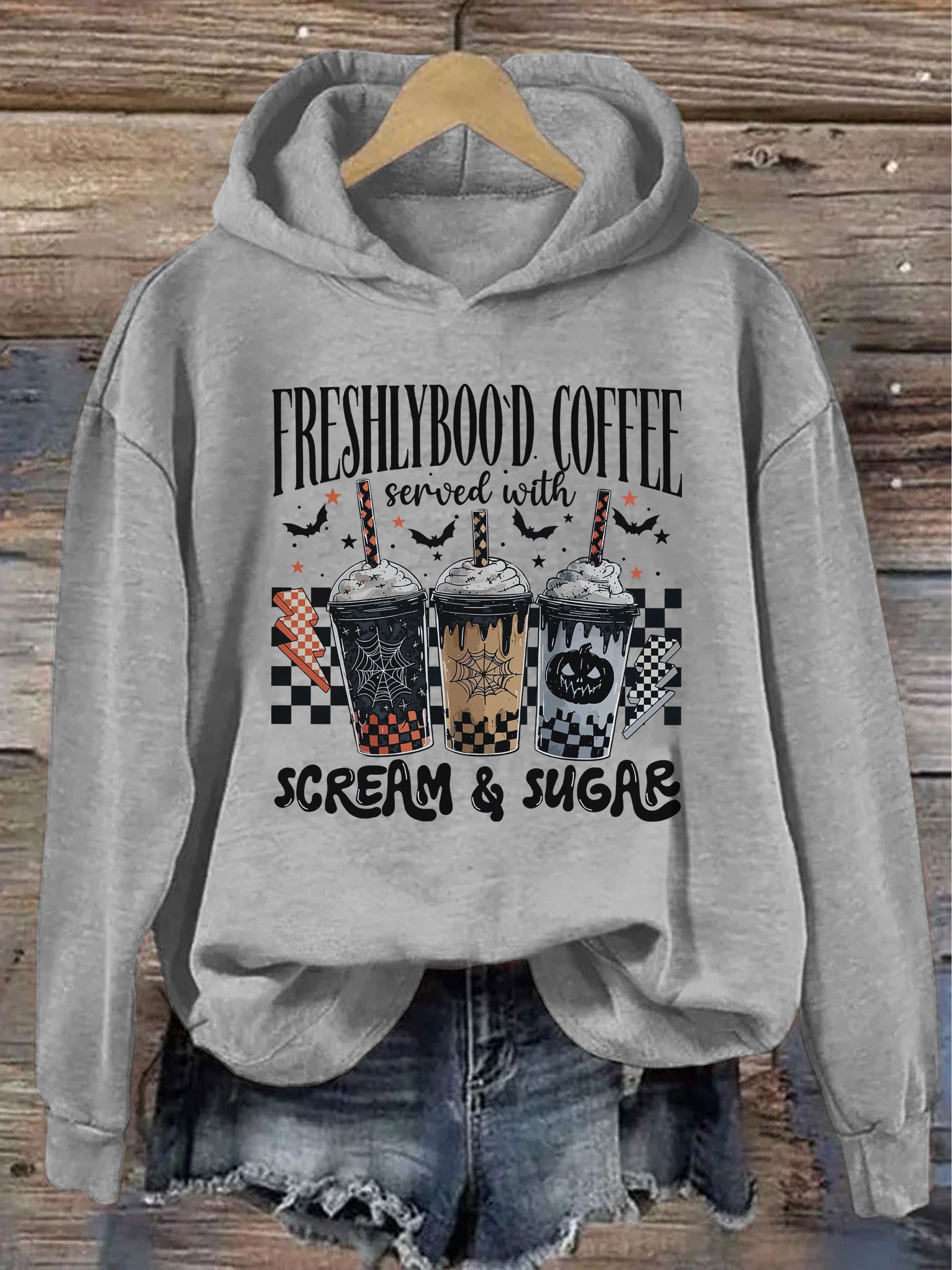 Halloween Spooky Coffee Hoodie