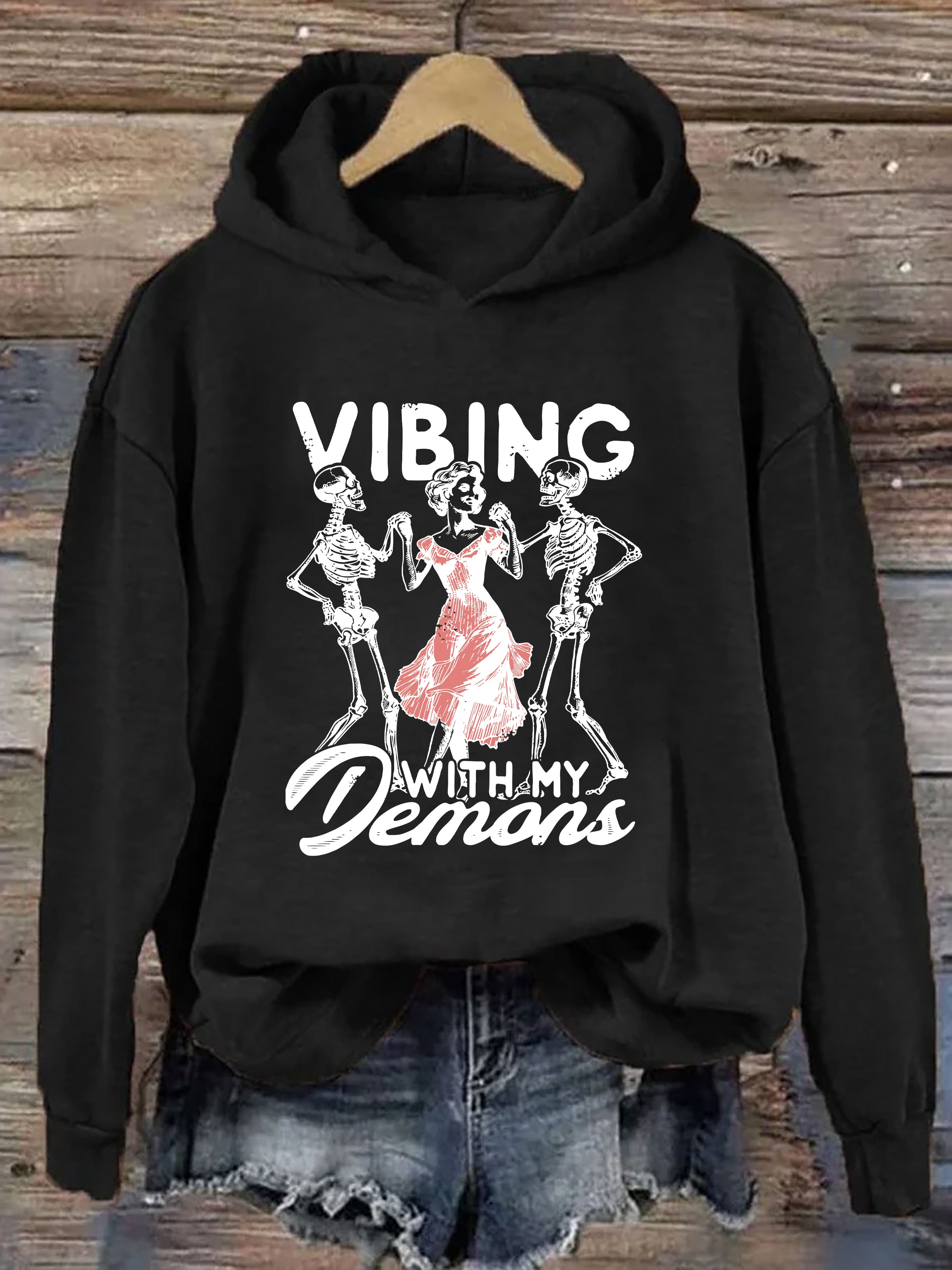 Vibing With My Demons Hoodie